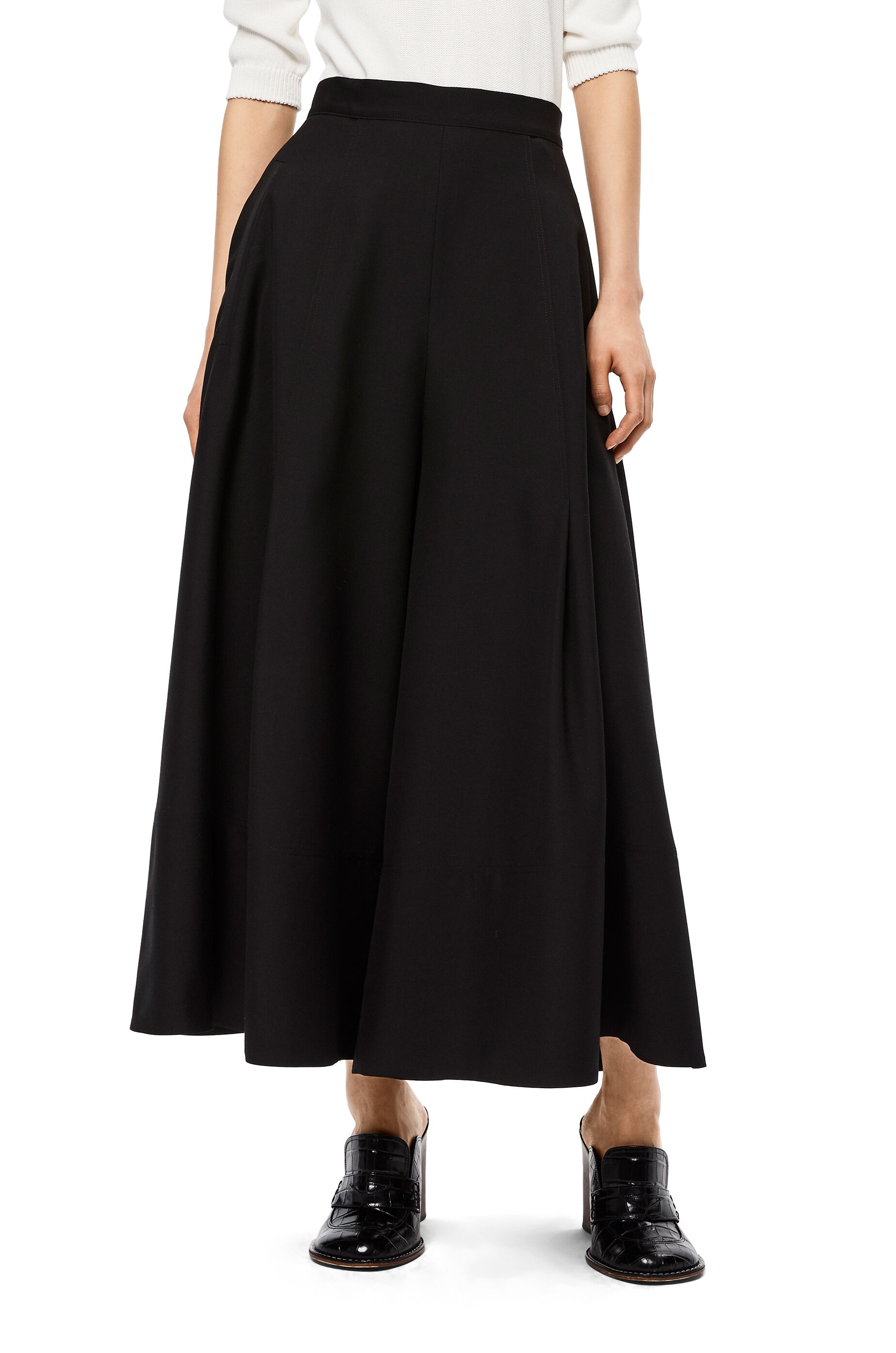 Culotte trousers in virgin wool - 3