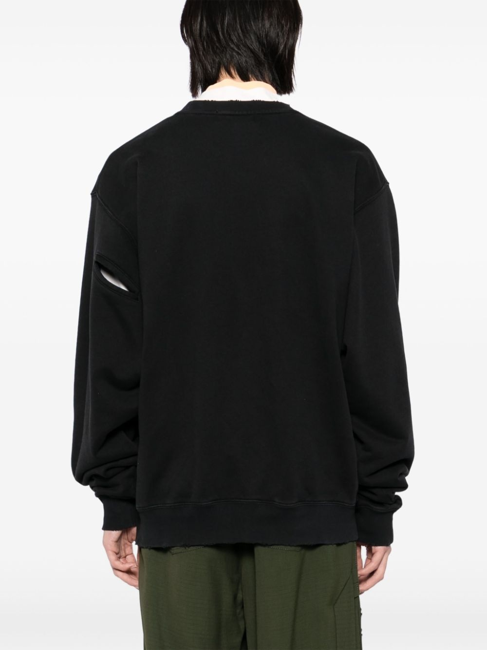 distressed sweatshirt - 4