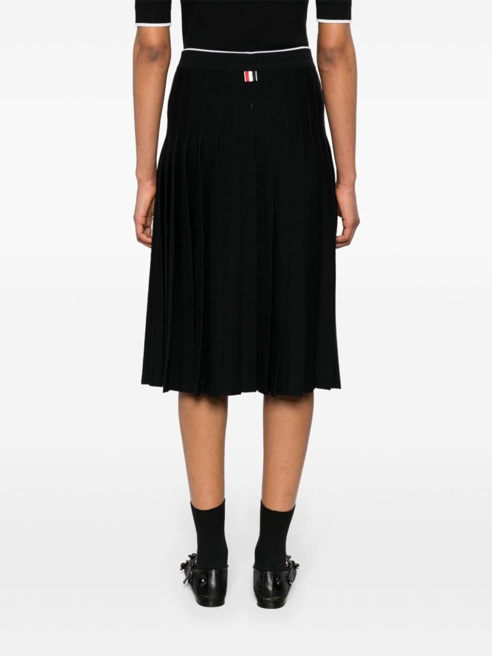 A-line pleated midi skirt - 4