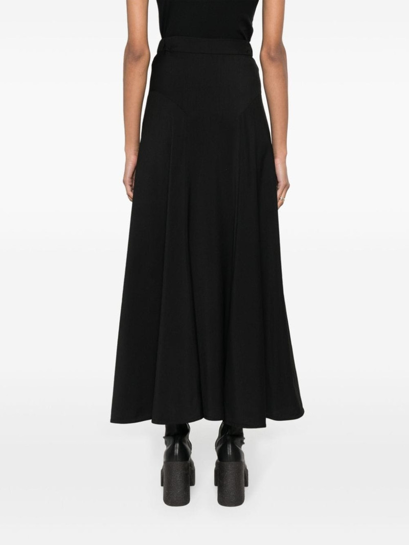 box-pleat wool maxi skirt 4