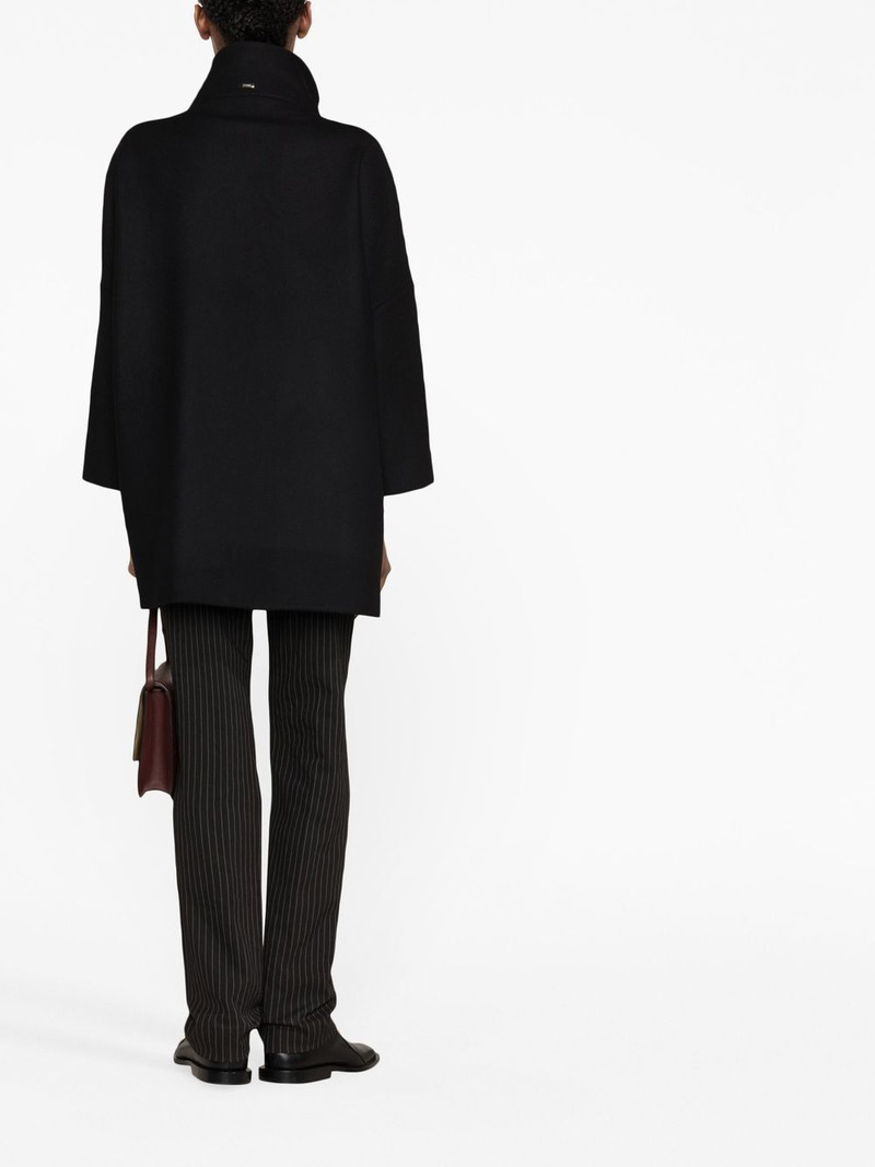 high-neck single-breasted coat 3