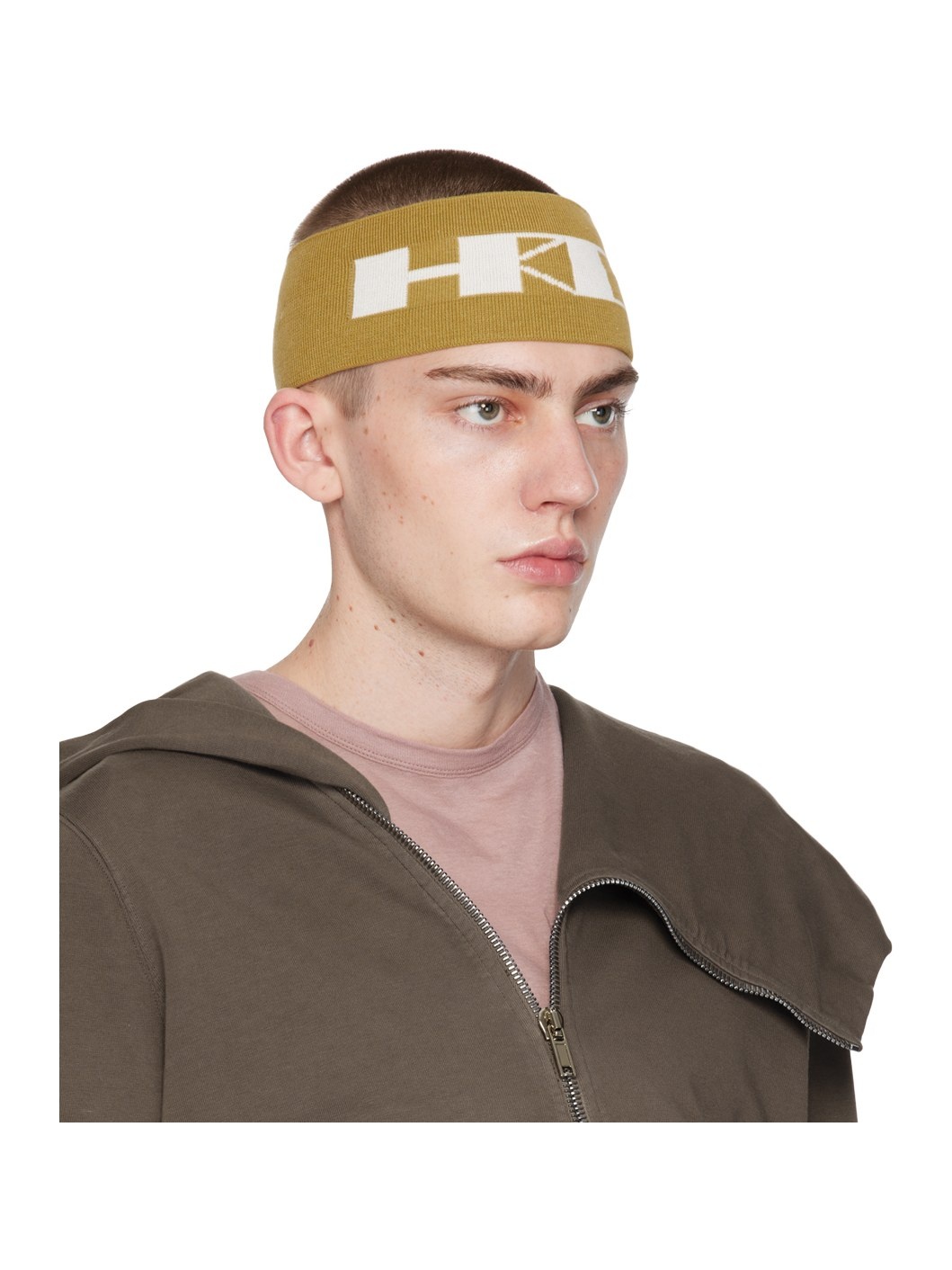 Yellow 'HRDR' Headband - 2