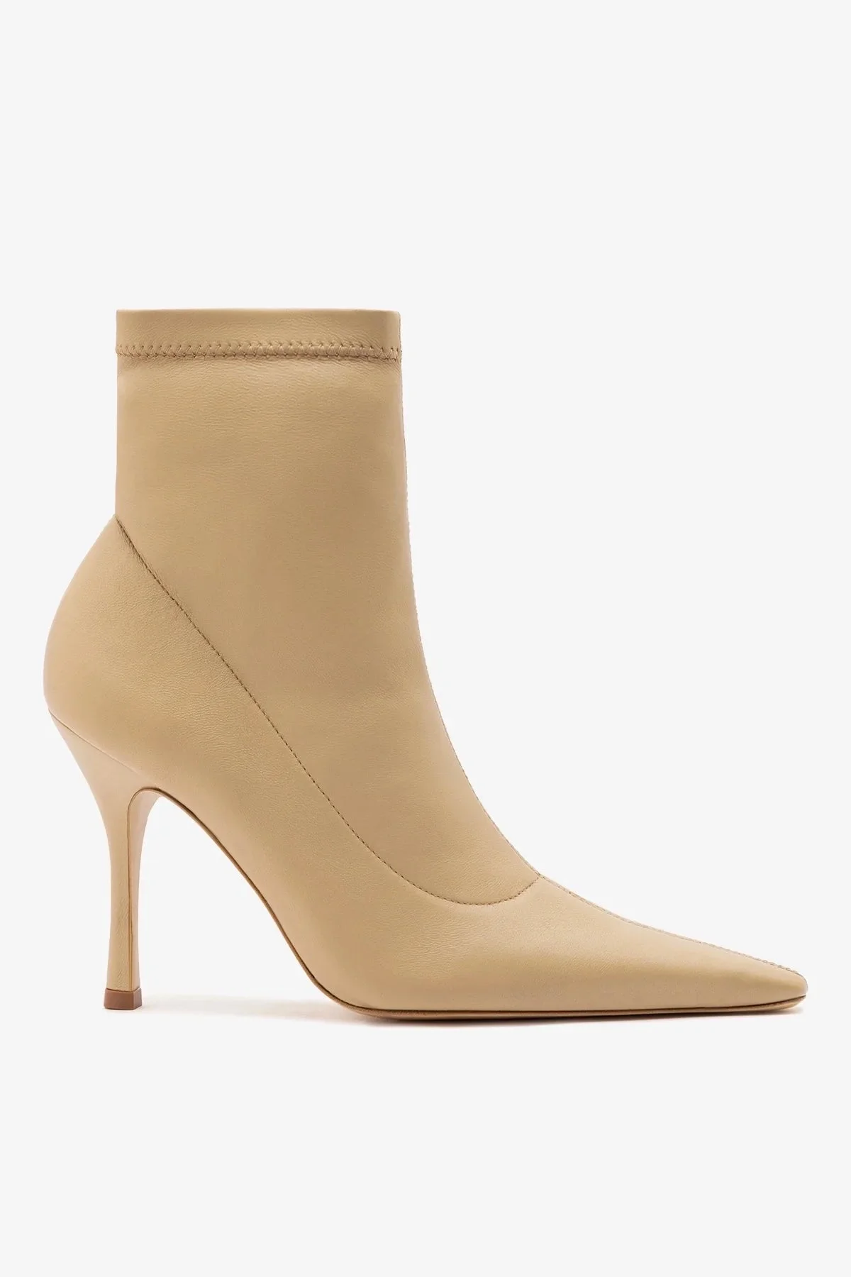 Mini Carine Boot Beige Stretch Leather - 1