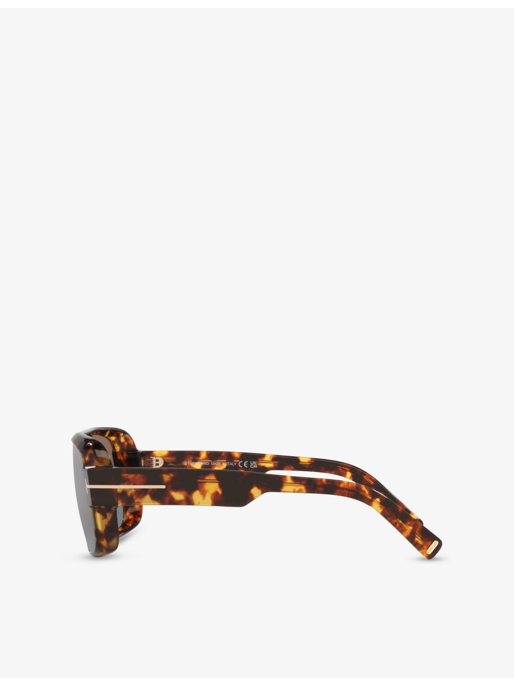 TR001833 Pilot-Frame Tortoiseshell Acetate Sunglasses - 2