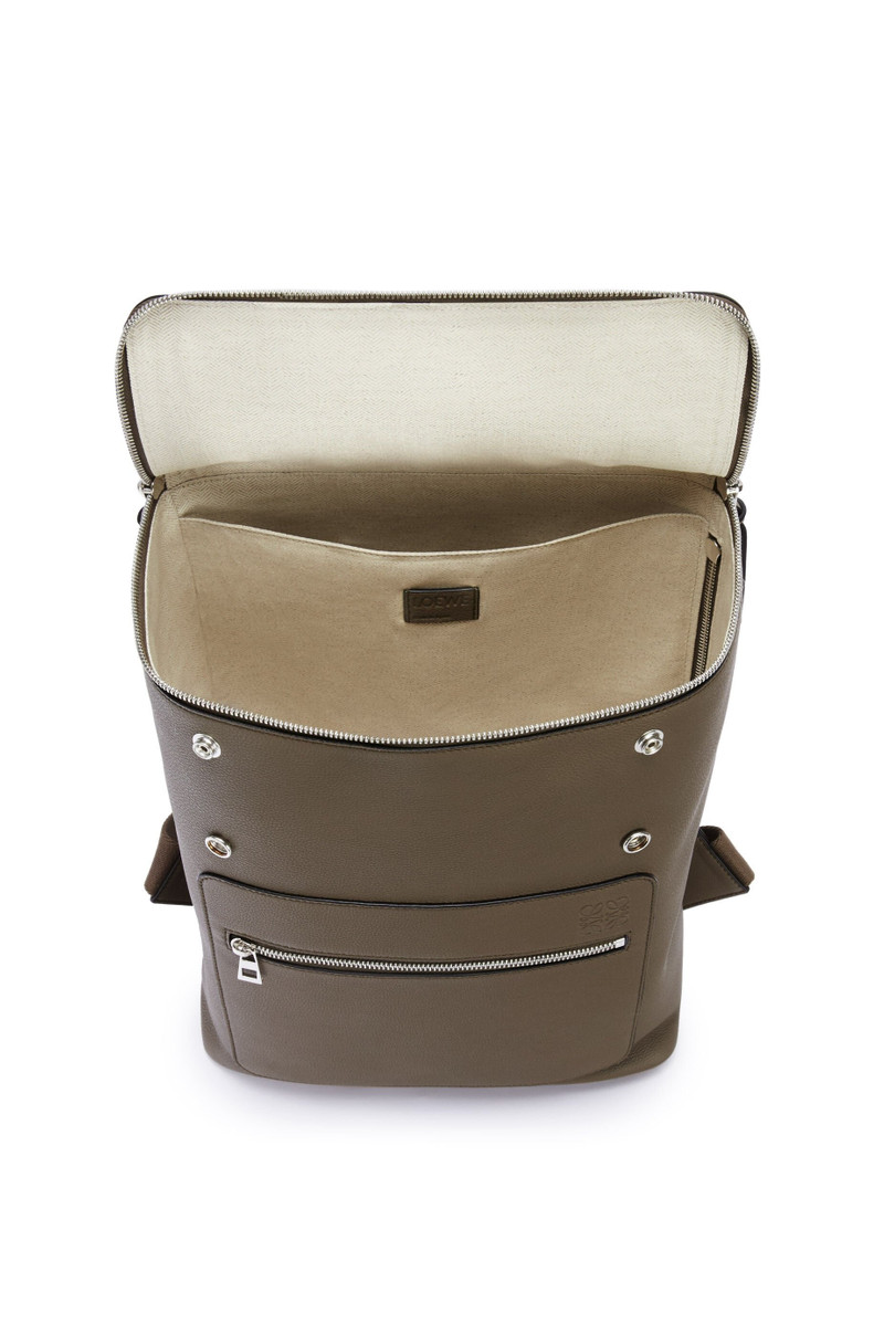 Slim Goya Backpack in soft grained calfskin 4