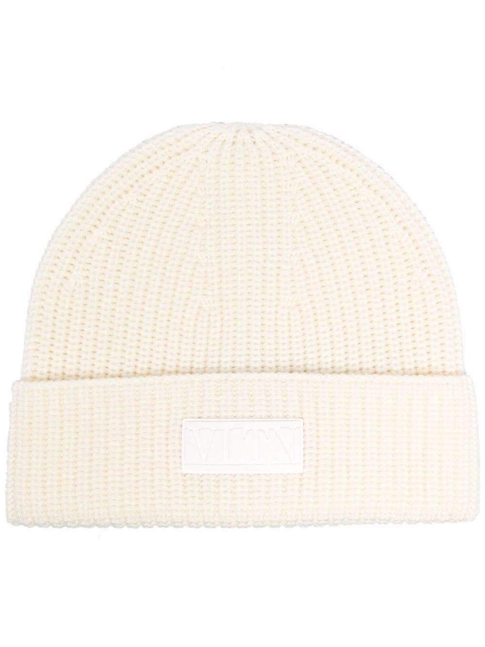 VLTN ribbed-knit beanie hat - 1