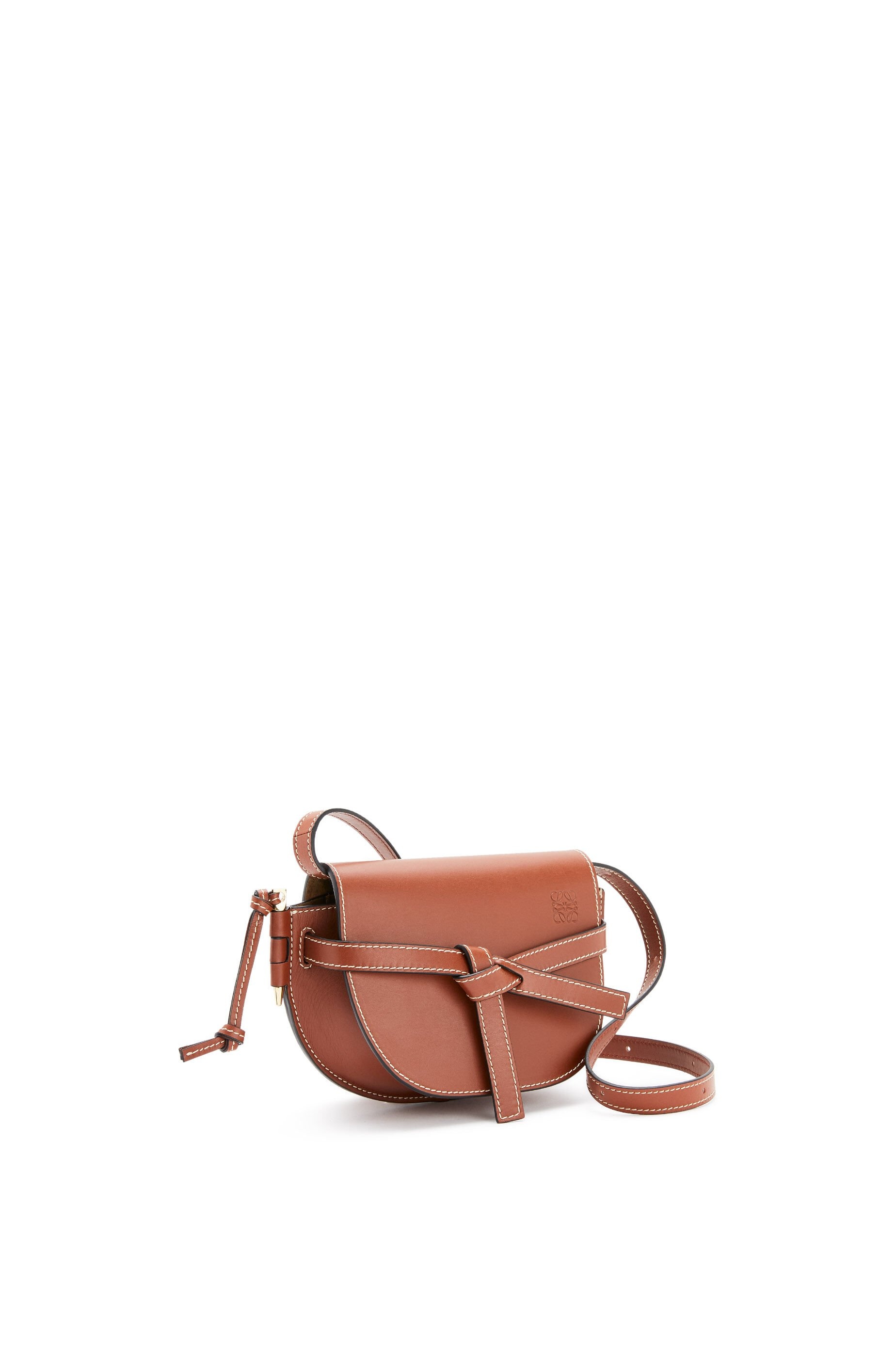 Mini Gate dual bag in natural calfskin - 3