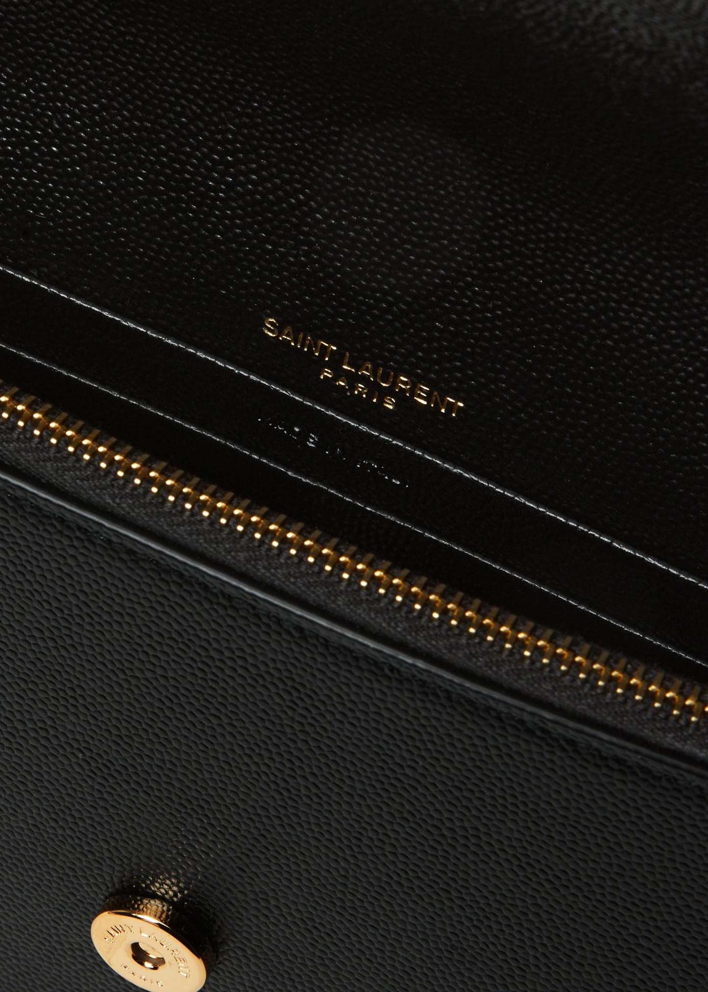 Kate XS YSL Monogram Grain de Poudre Wallet on Chain - 4