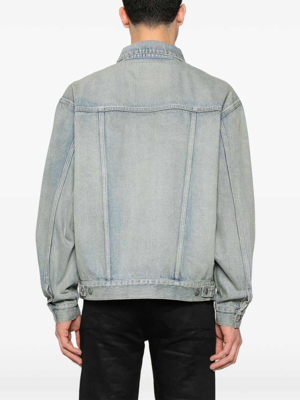 Saint Laurent  Coats Blue - 3