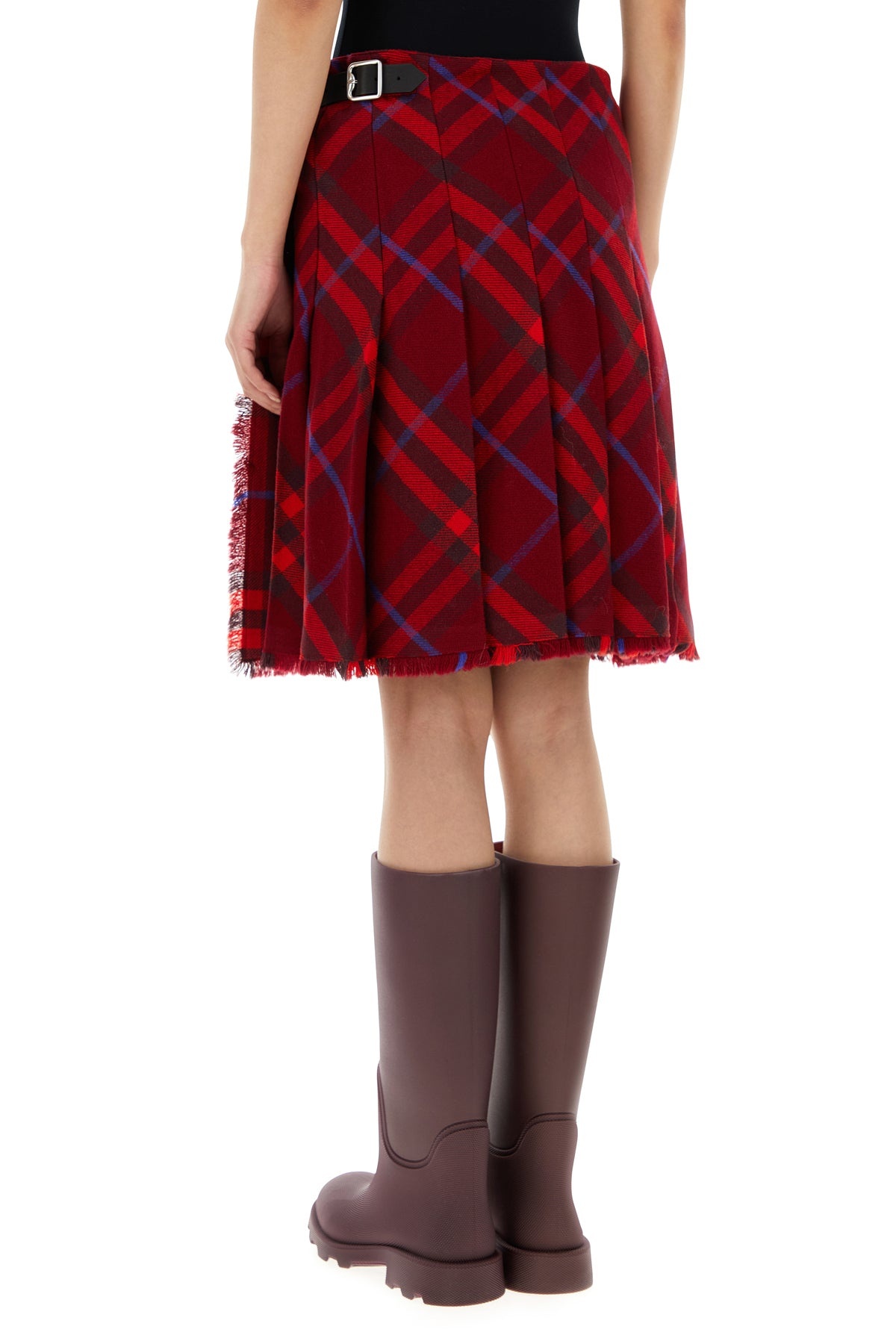 Embroidered wool skirt - 4