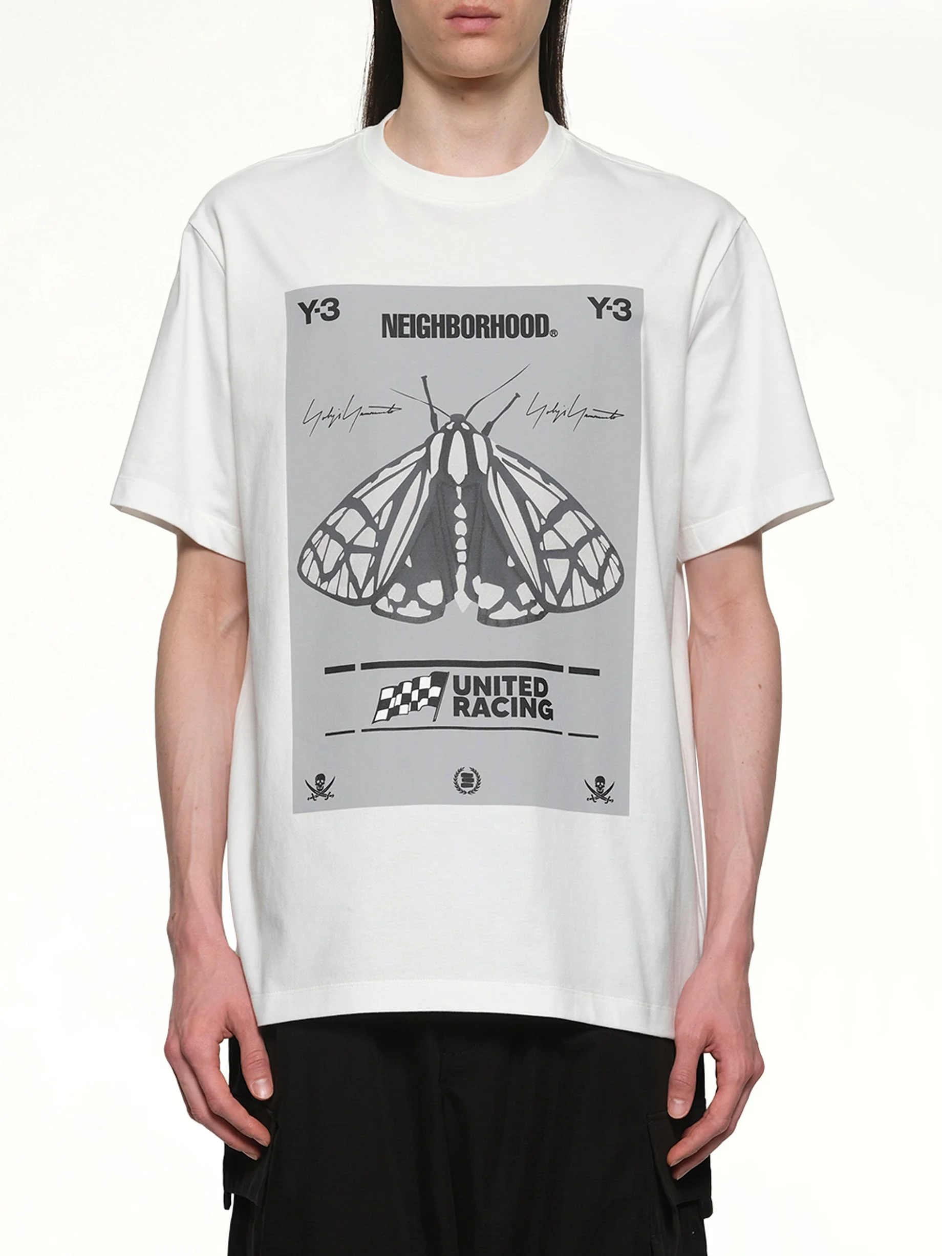 Y-3 X NBHD Graphic T-Shirt in White - 1