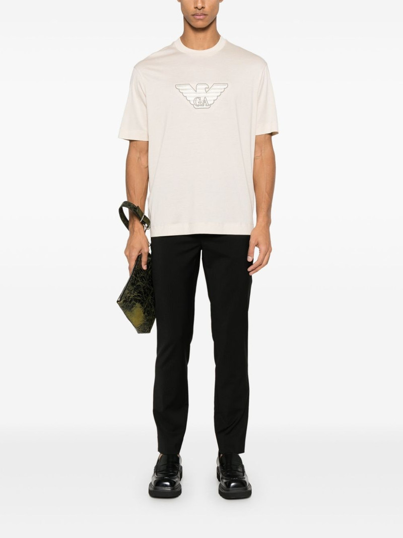 EMPORIO ARMANI logo-embroidered T-shirt outlook