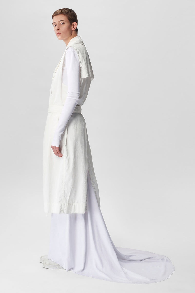 Ann Demeulemeester Marie Rose Sleeveless Trench Coat outlook
