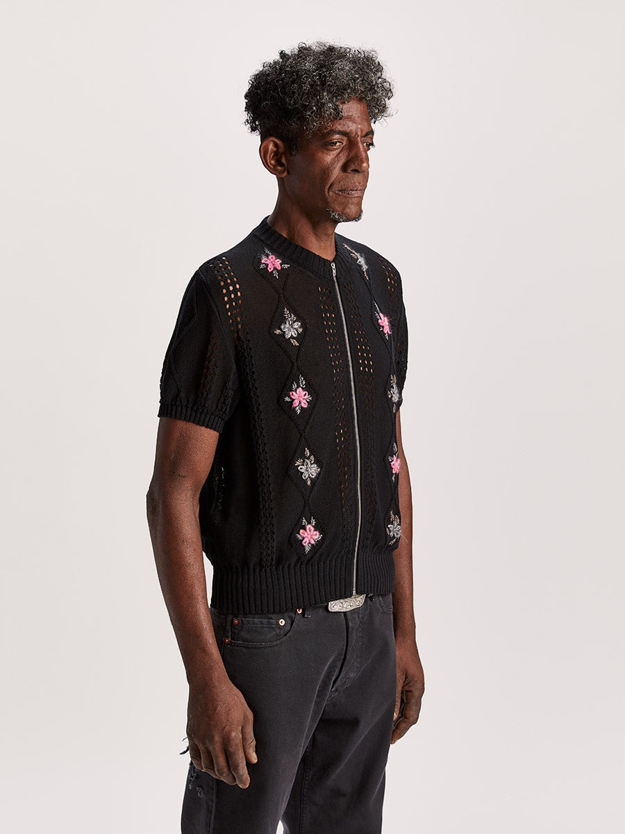 Cormagliano Zipped Tee Black - 4