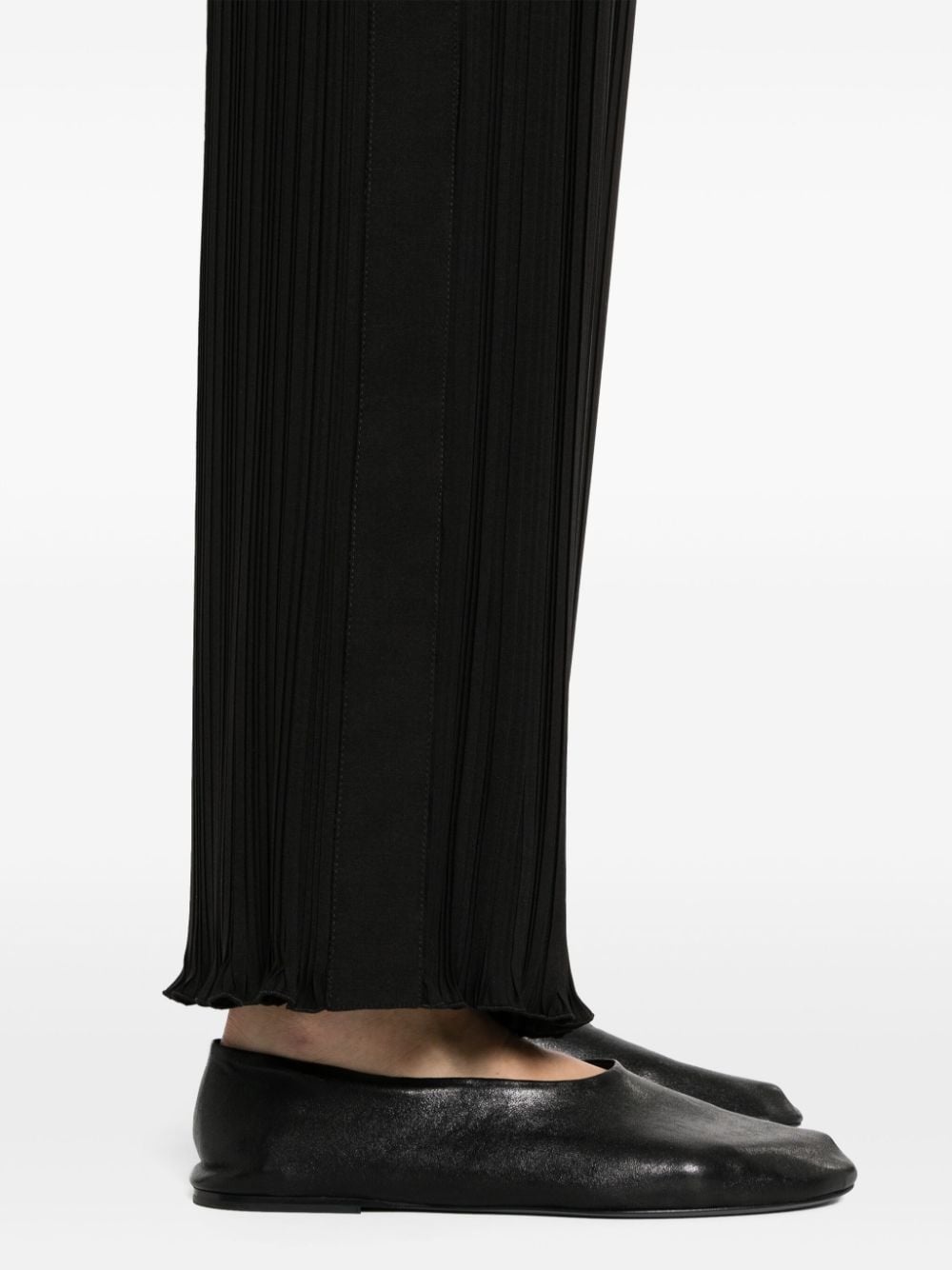 plissÃ© wide-leg trousers - 5