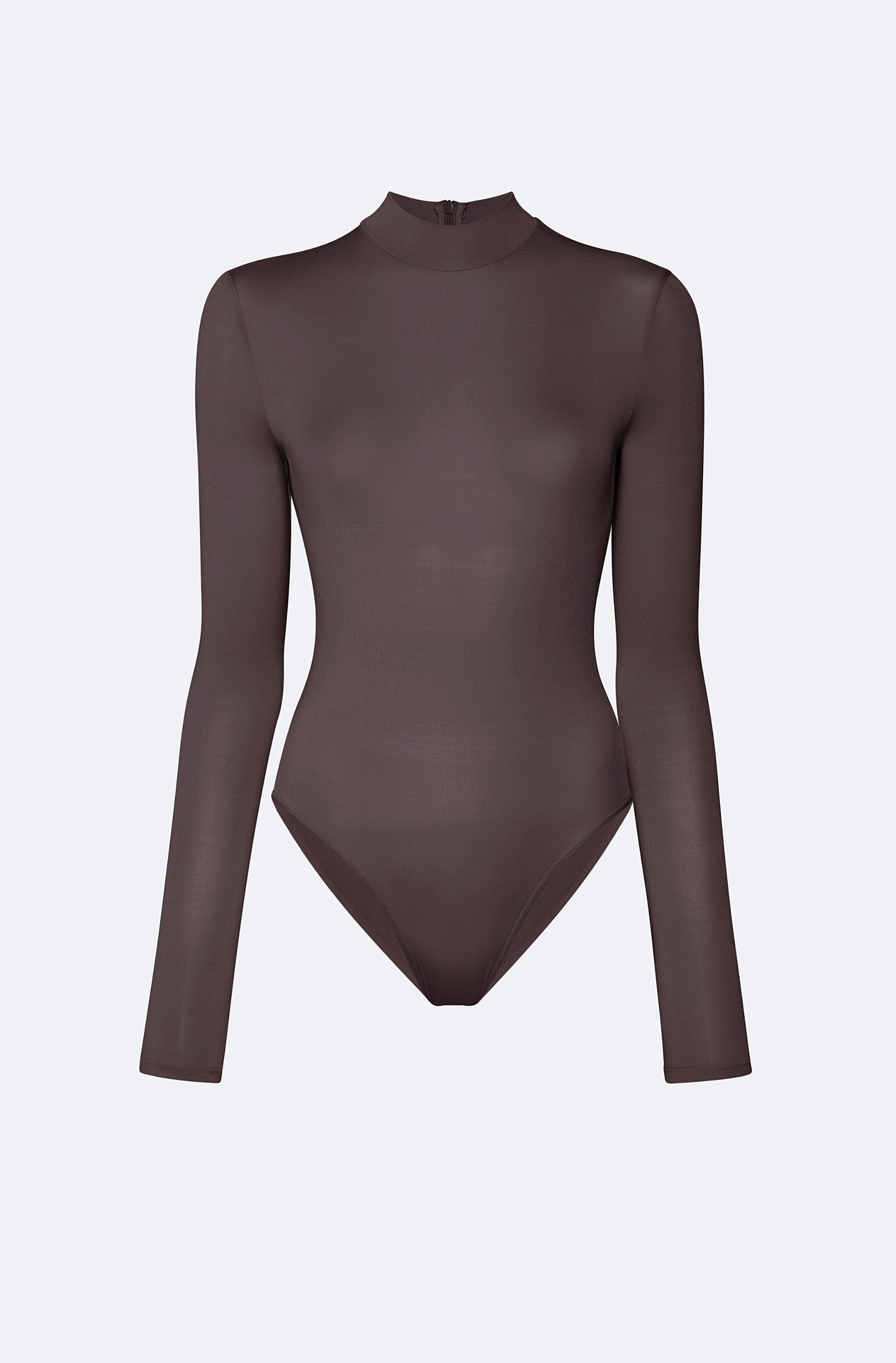 Lightweight Jersey Mock Neck Bodysuit - 1