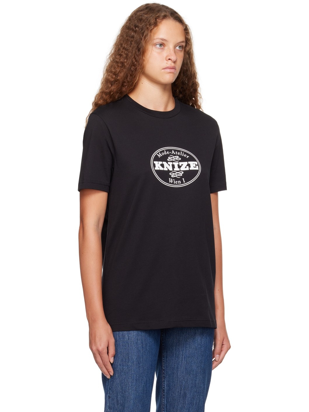 Black 'Knize' T-Shirt - 2