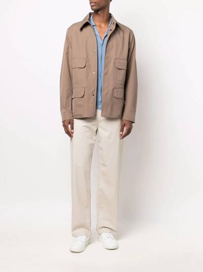 Valentino flap-pockets shirt jacket outlook