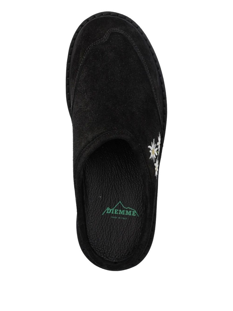 Maggiore Stella embroidered platform mules 3
