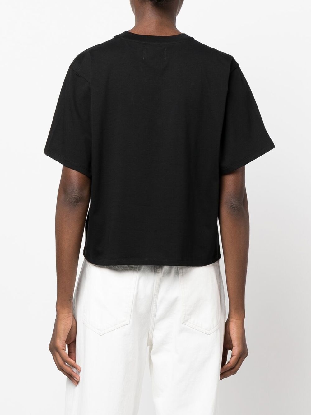 crew-neck straight-hem T-shirt - 4