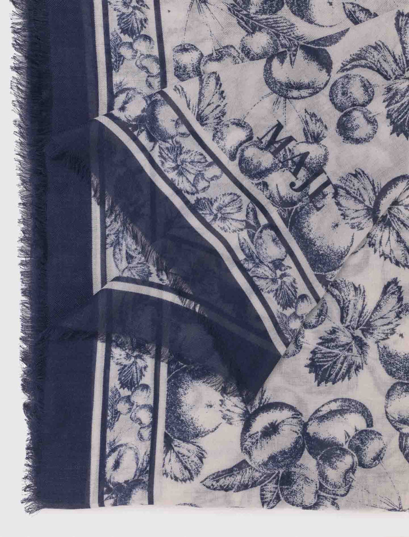 Fruit print shawl 3
