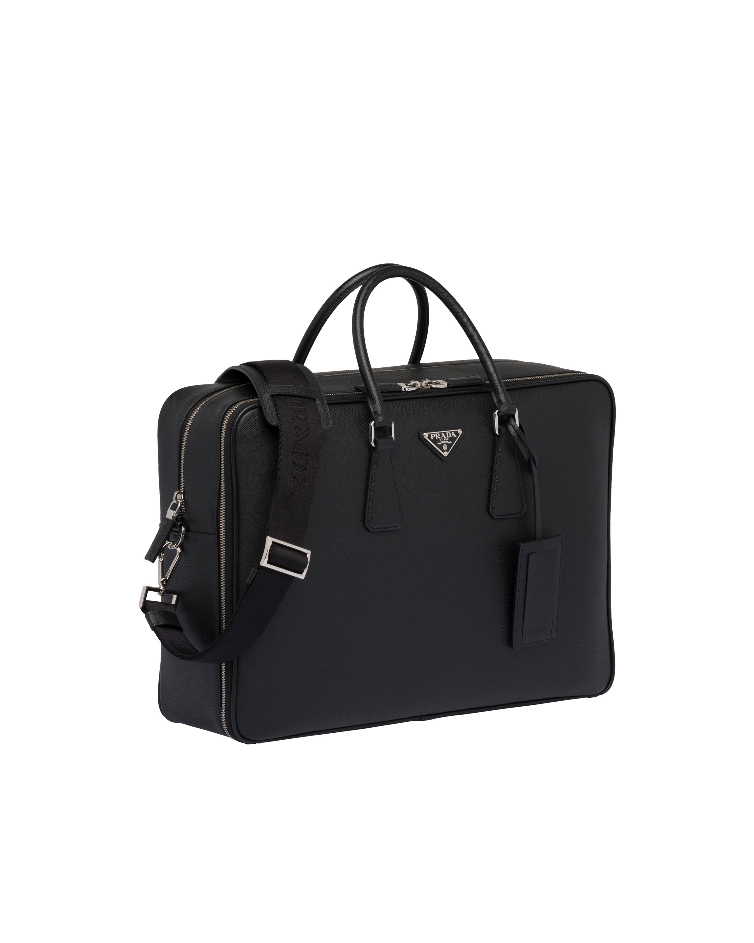 Saffiano Leather Work Bag - 3