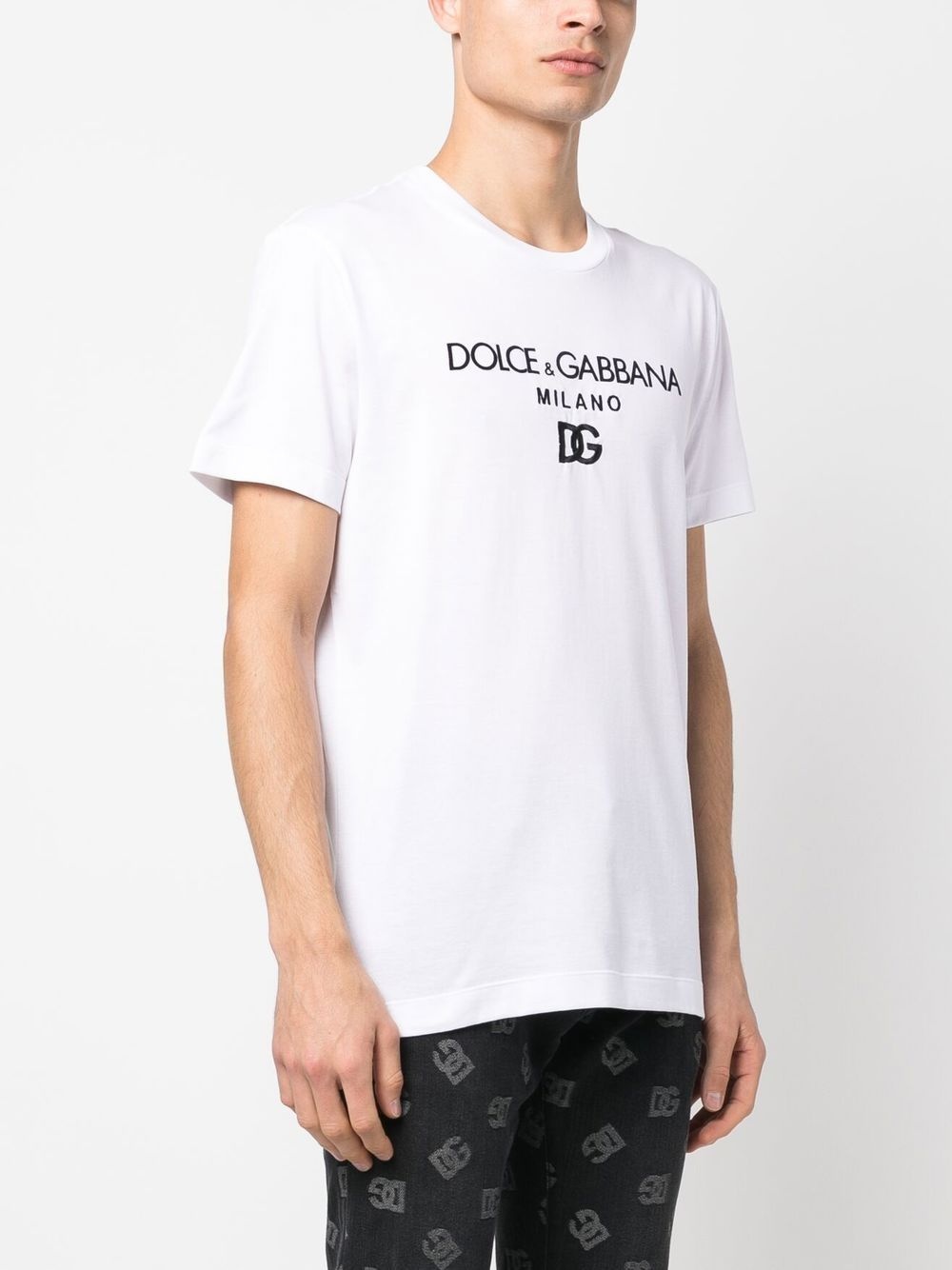 DG Essentials logo-embroidered T-shirt - 3