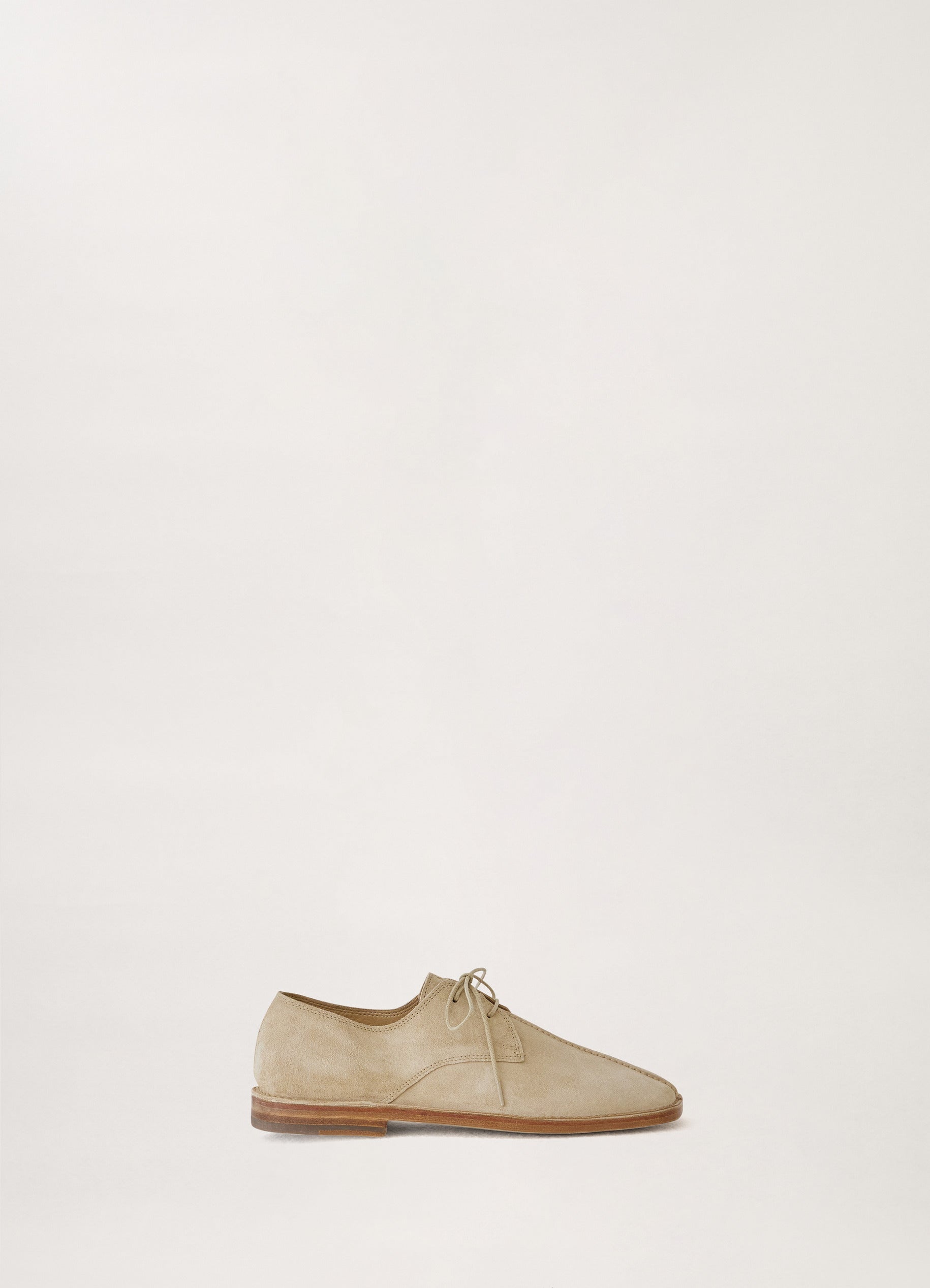 FLAT LACED DERBY
SOFT SUEDE LEATHER - 1