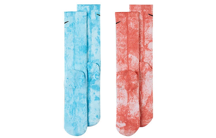 Nike Unisex Everyday Plus Medium Stockings 2 Packs Blue/Red DM3407-902 - 2