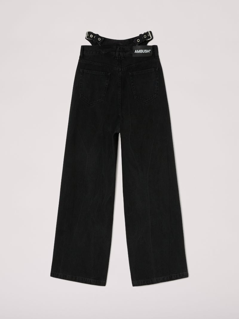 Ambush BELTED BAGGY DENIM PANTS outlook