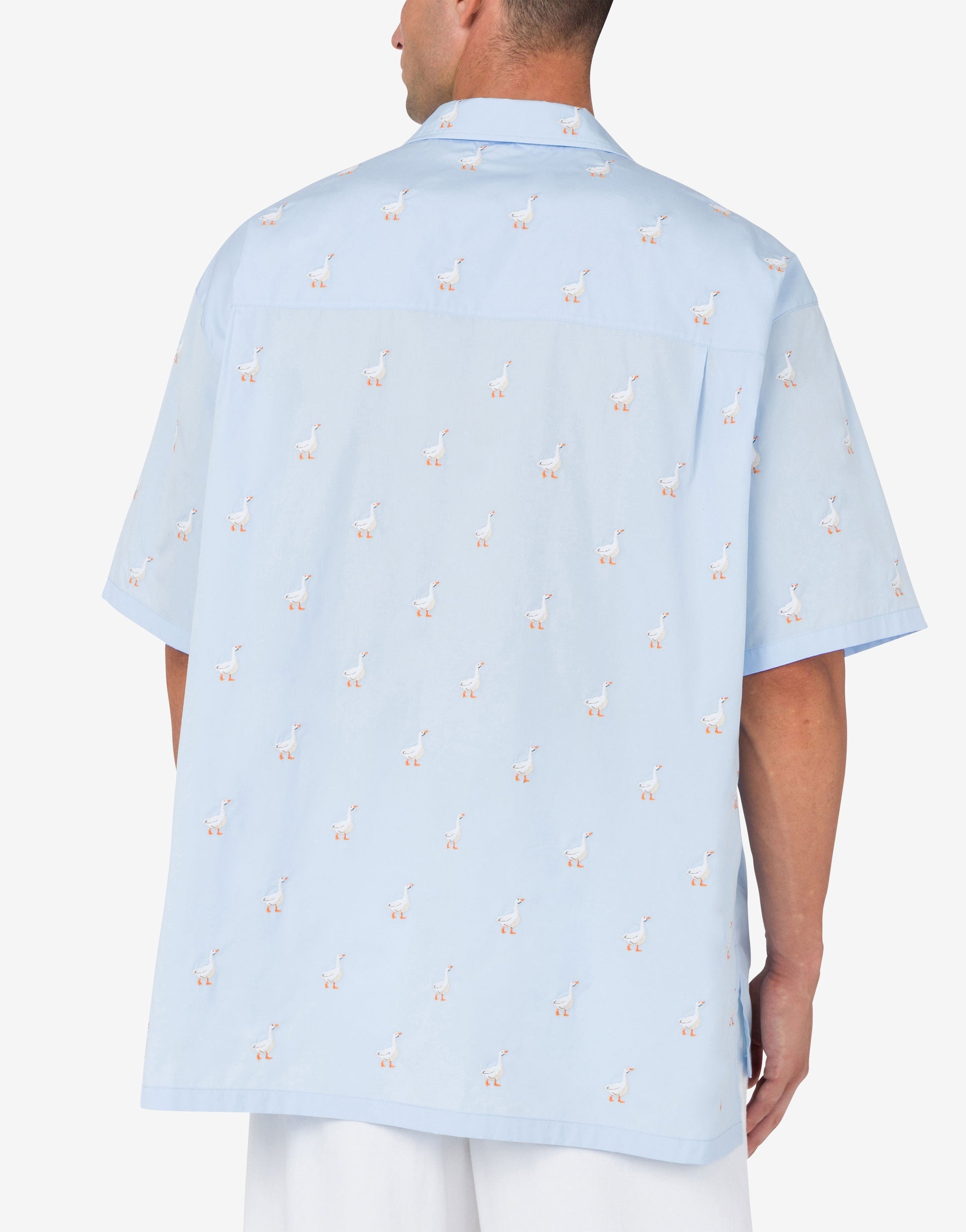 POPLIN SHIRT ALLOVER GOOSE - 2