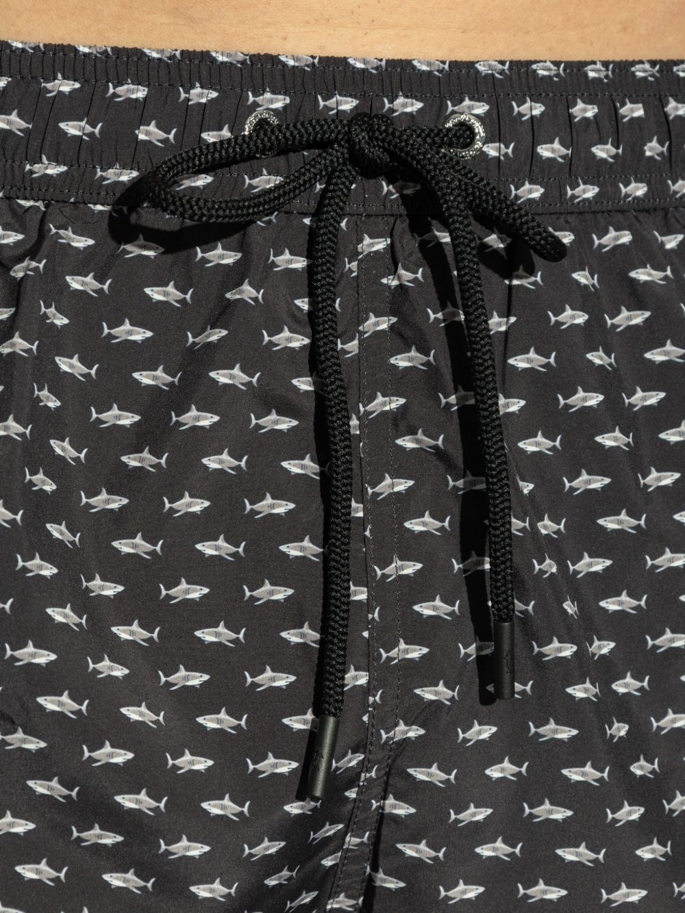 shark-print swim shorts - 4