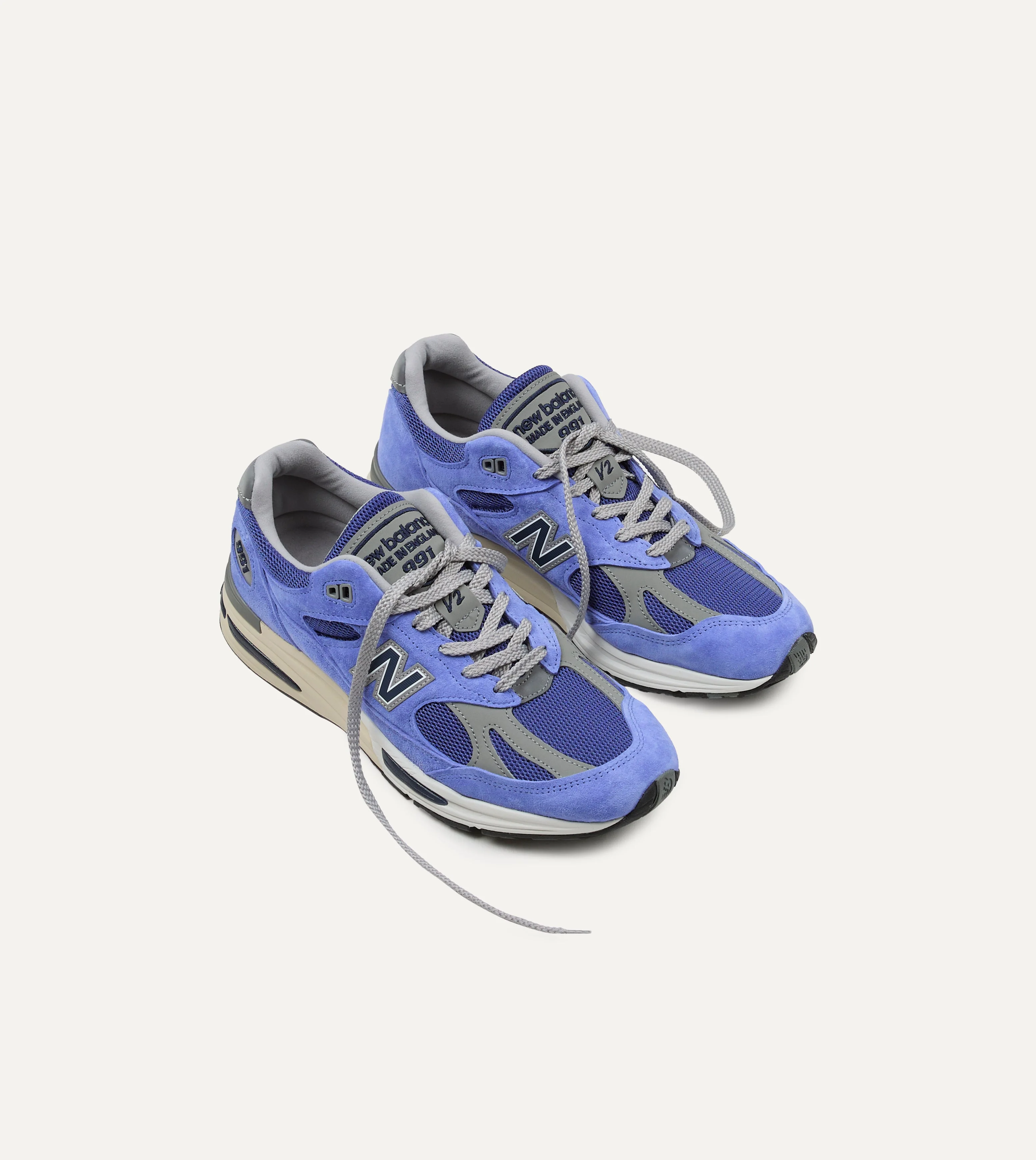 New Balance 'Summer Brights’ Baja Blue Made in UK 991v2 Trainers - 1