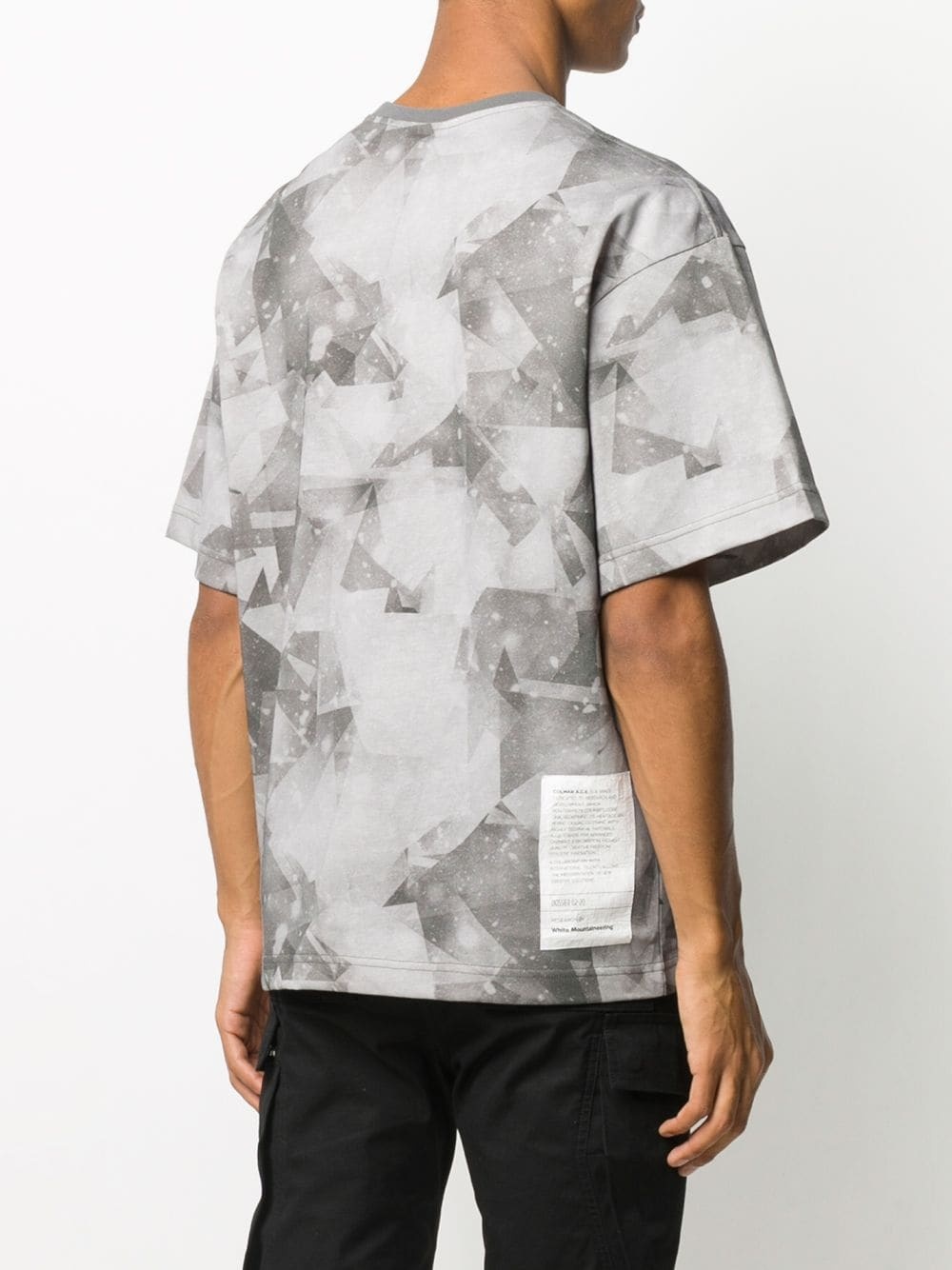 geometric print T-shirt - 4