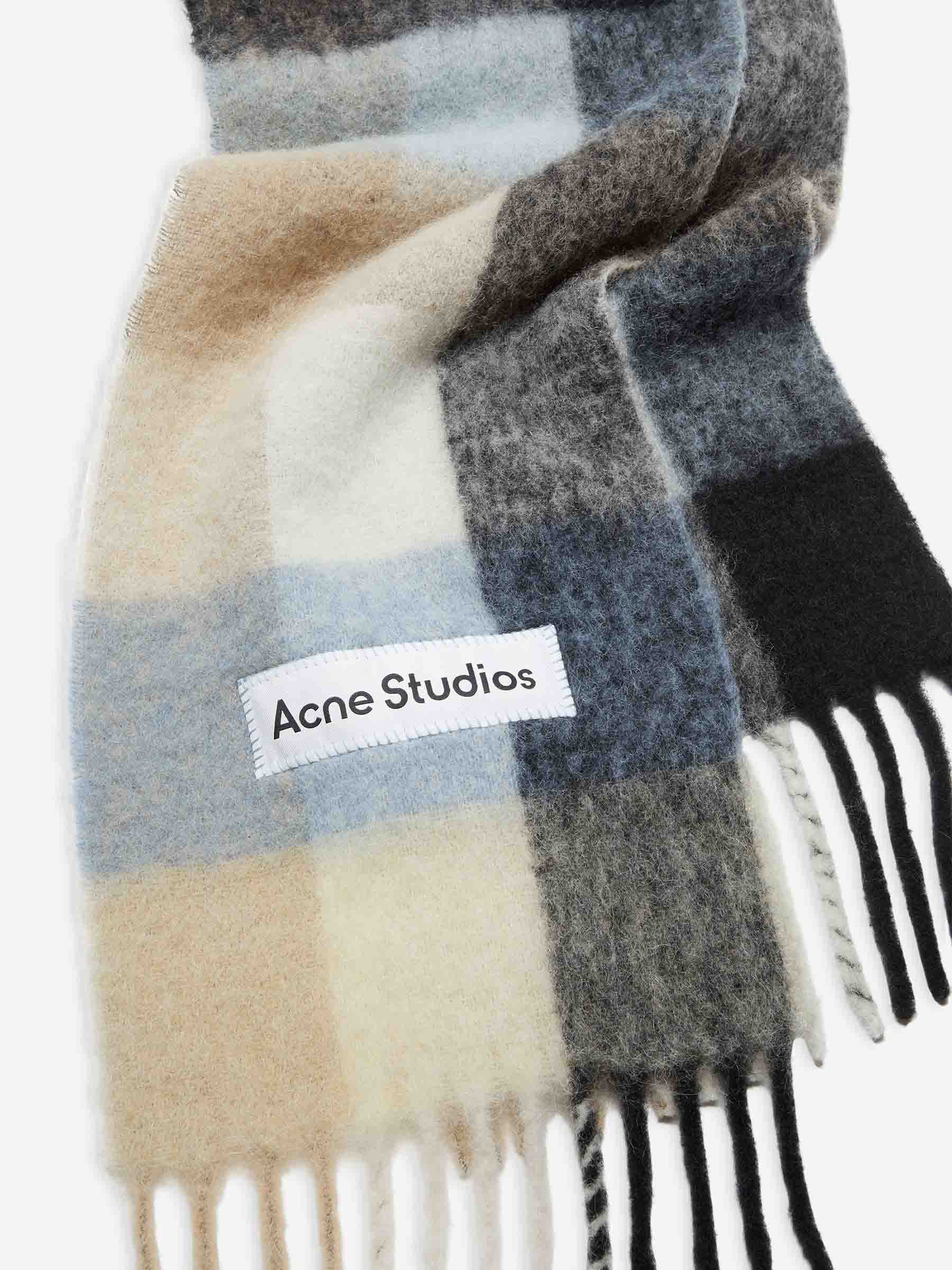 BICOLOR ALPACA SCARF - 2