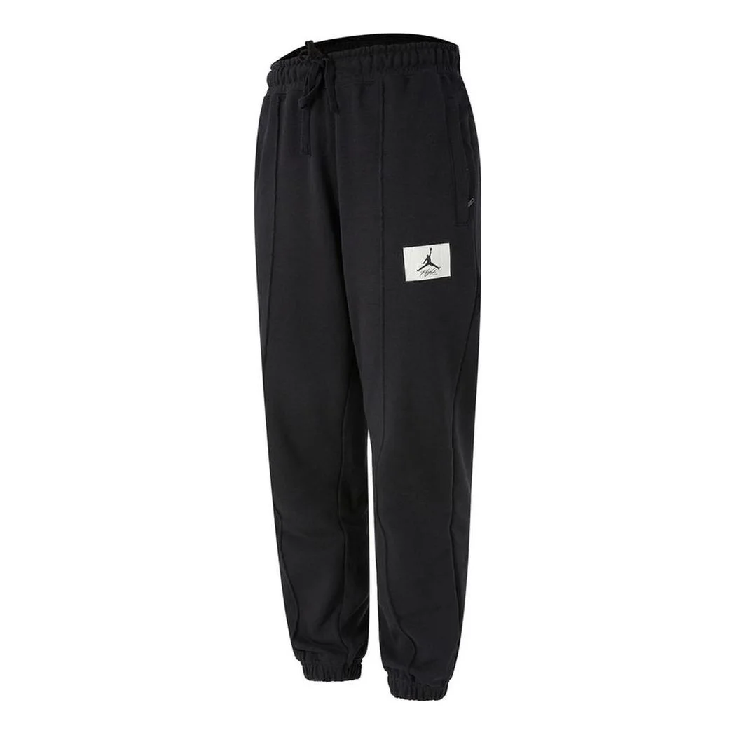 (WMNS) AS W J ESSEN FLEECE Pant Black DD7002-011 - 1