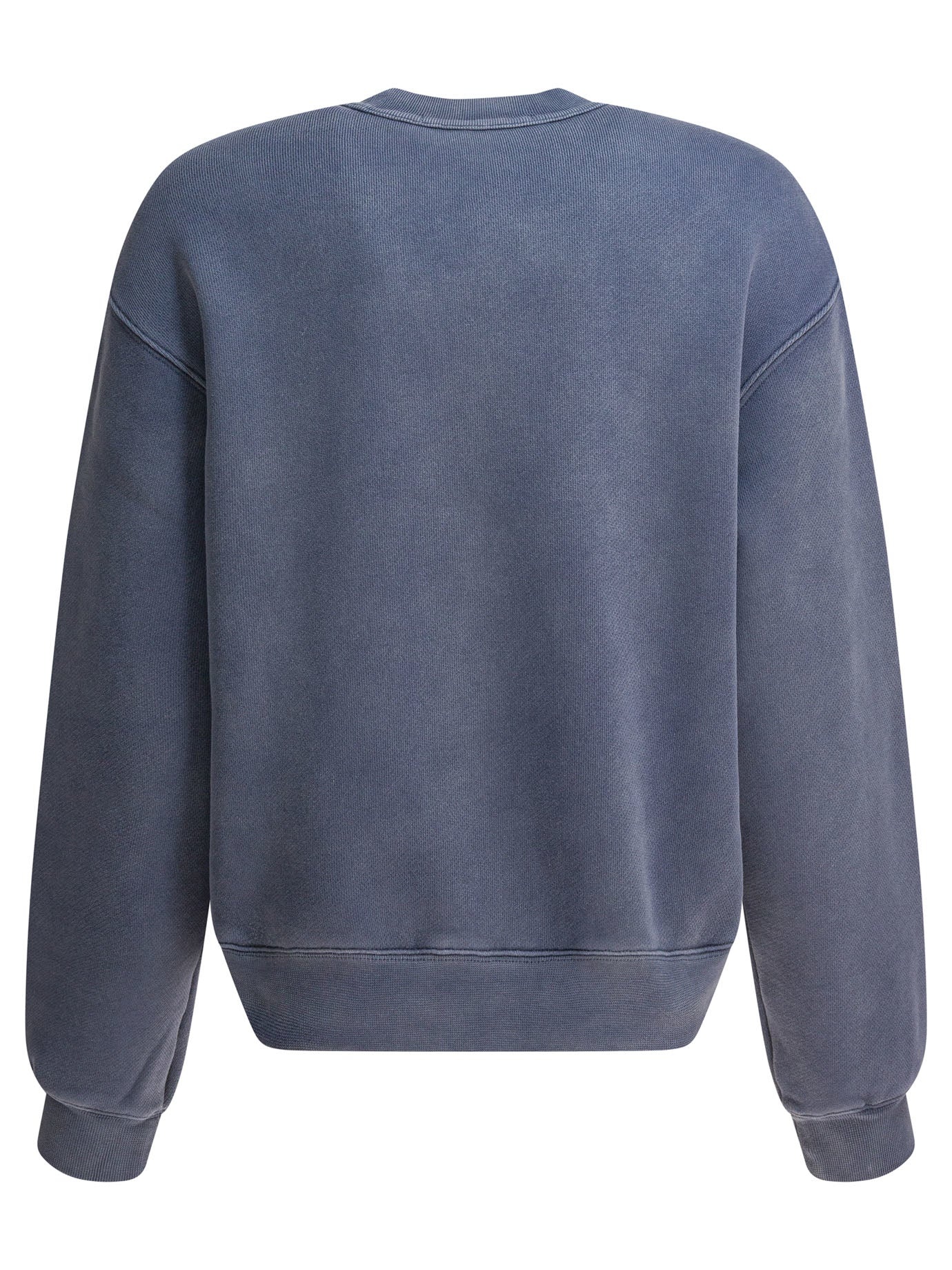 Alexander Wang Essential Terry Crew Sweatshirt W/ Puff Paint Logo - 2