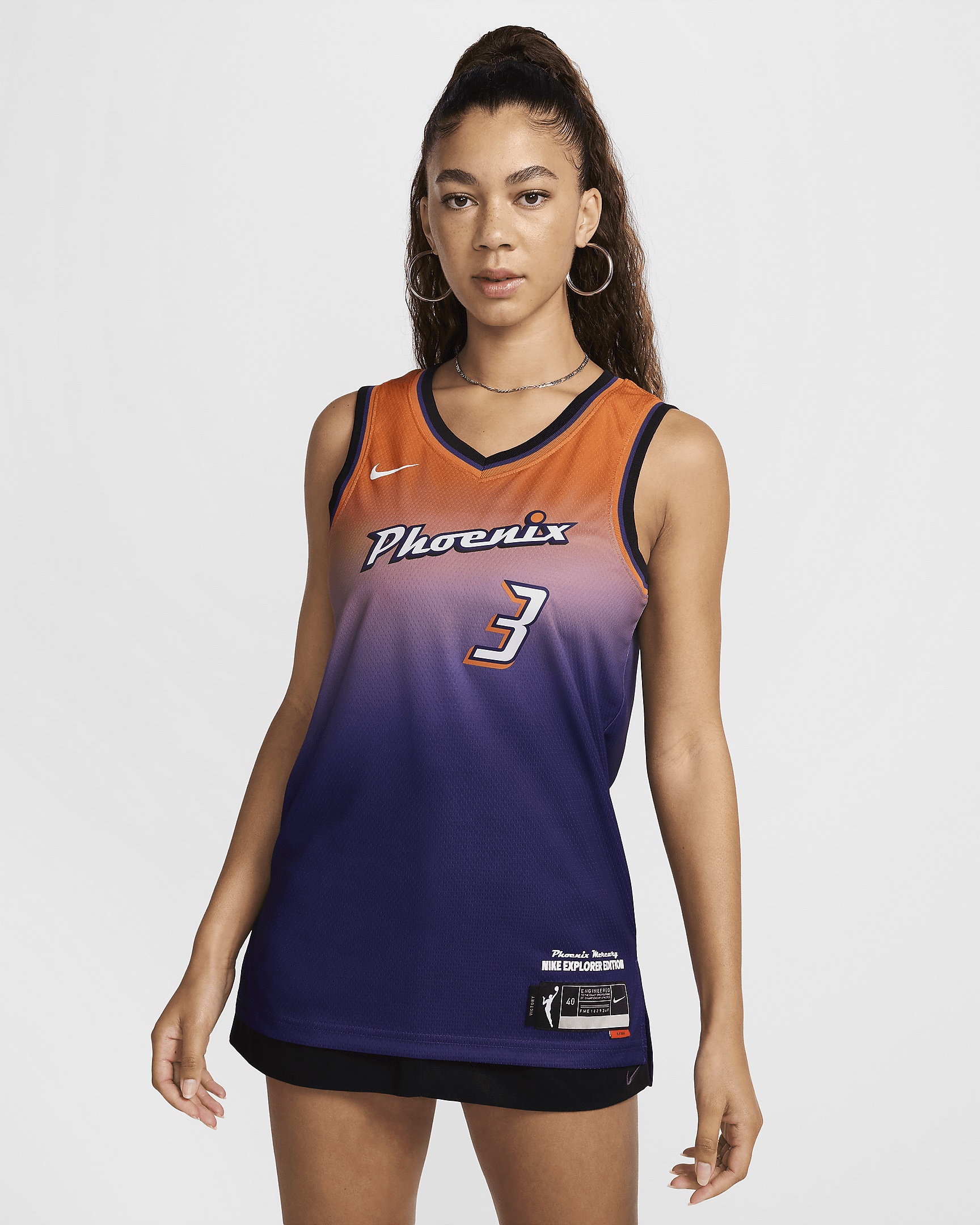 Diana Taurasi Phoenix Mercury Explorer Edition Nike Women's Dri-FIT WNBA Victory Jersey - 1