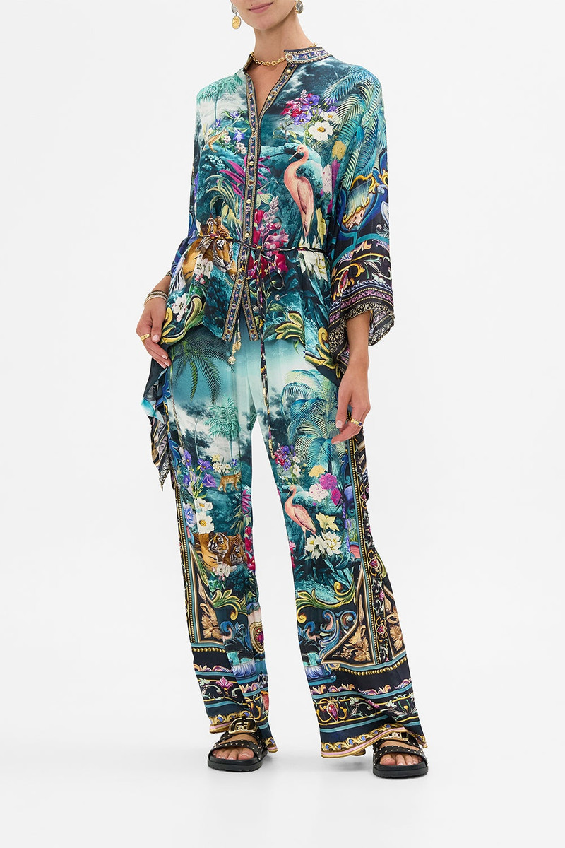 CAMILLA BUTTON THROUGH SCARF BLOUSE outlook