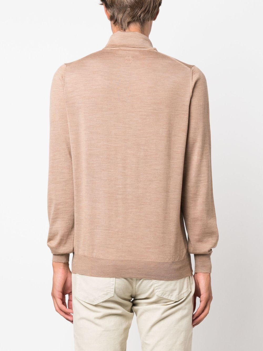 roll-neck wool jumper - 4