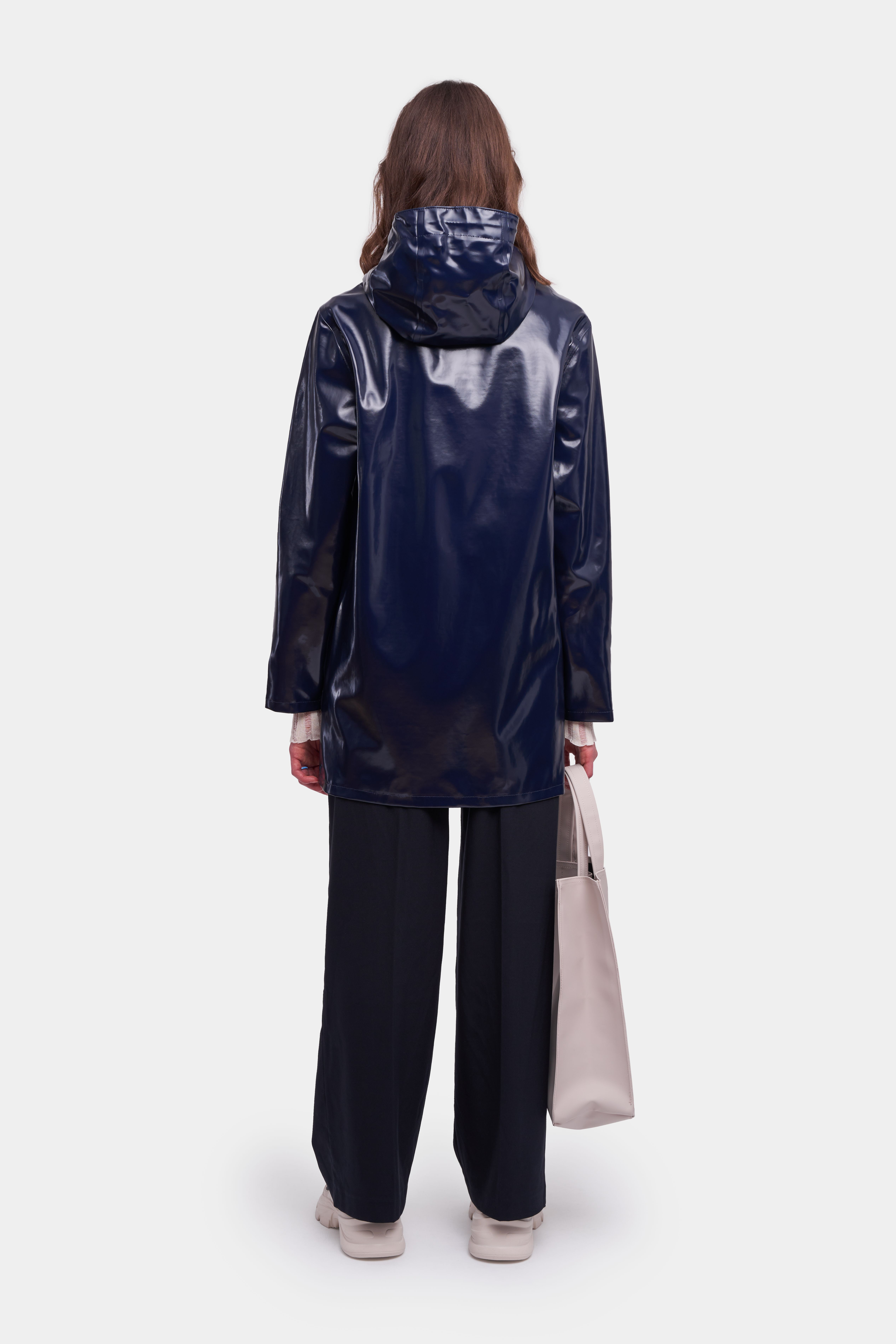 Stockholm Opal Raincoat Navy - 4