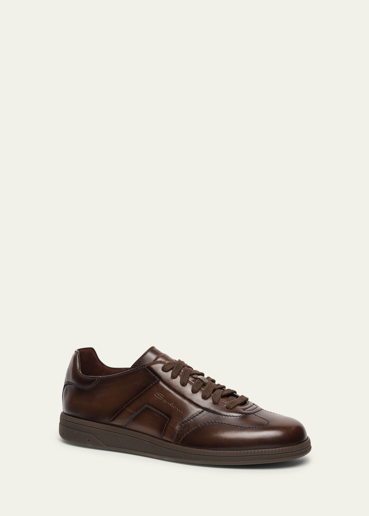 Men's Soft Burnished Calfskin Slip-On Sneakers - 2