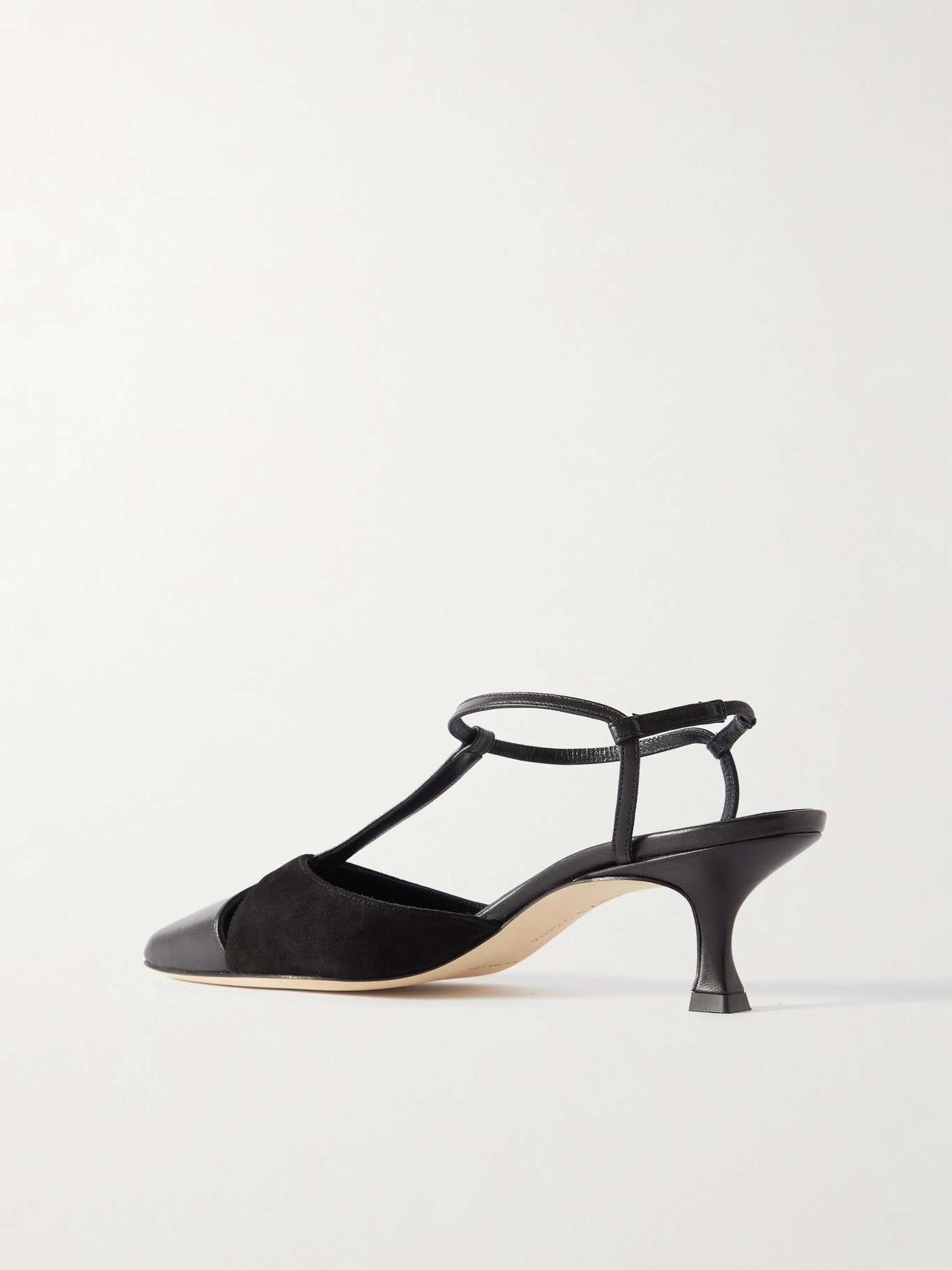 Turgimod 50 cutout leather and suede pumps - 3