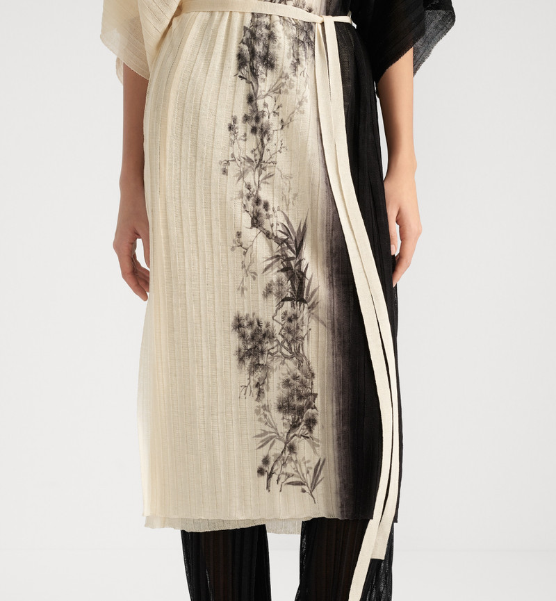 Mid-Length Belted Wrap Dress 3