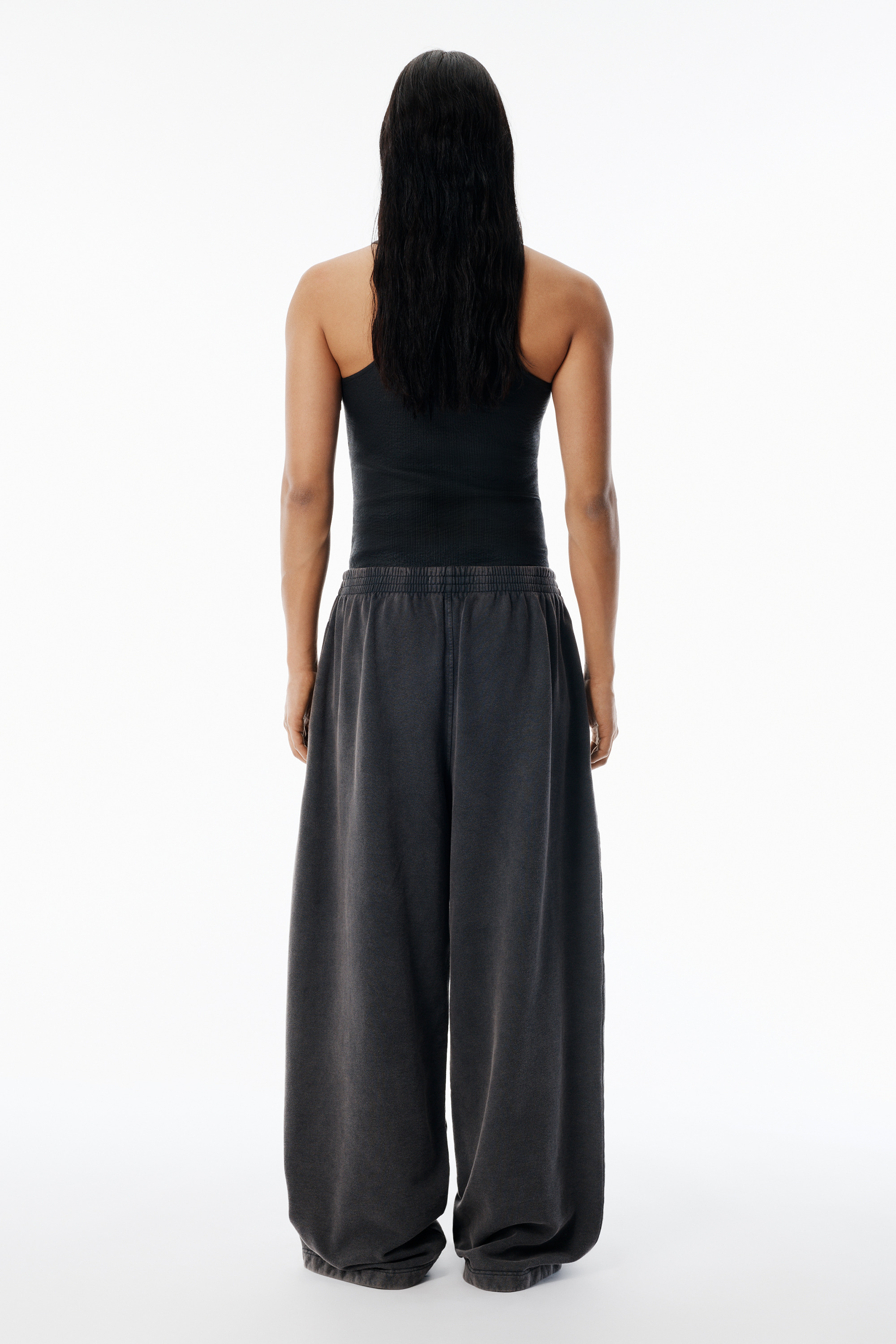 Grey Organic Terry Oversized Sweatpant - 4