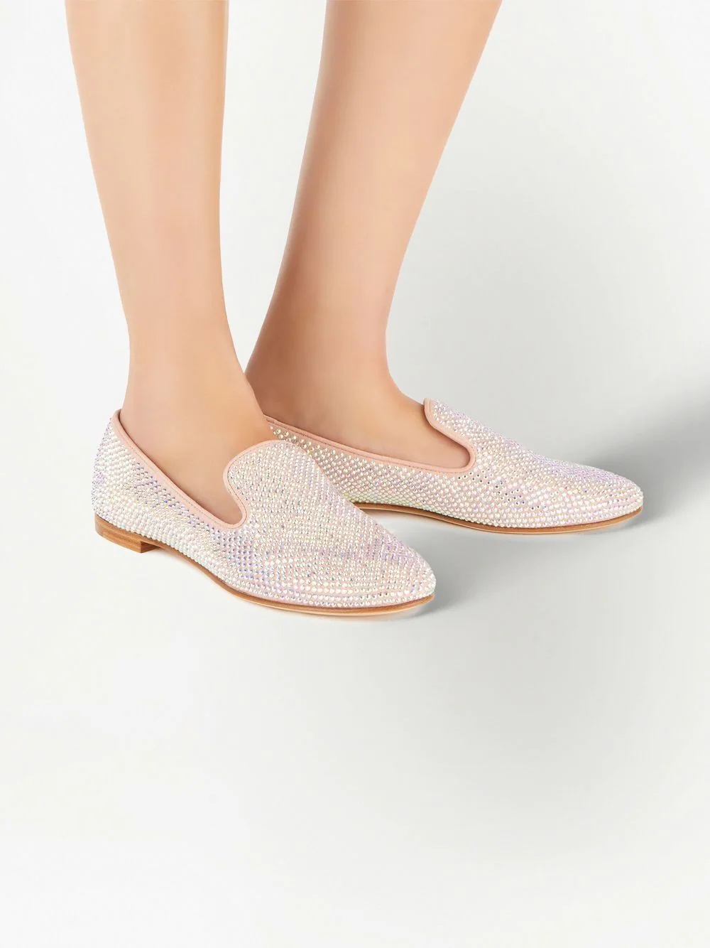 Lindy rhinestone loafers - 5