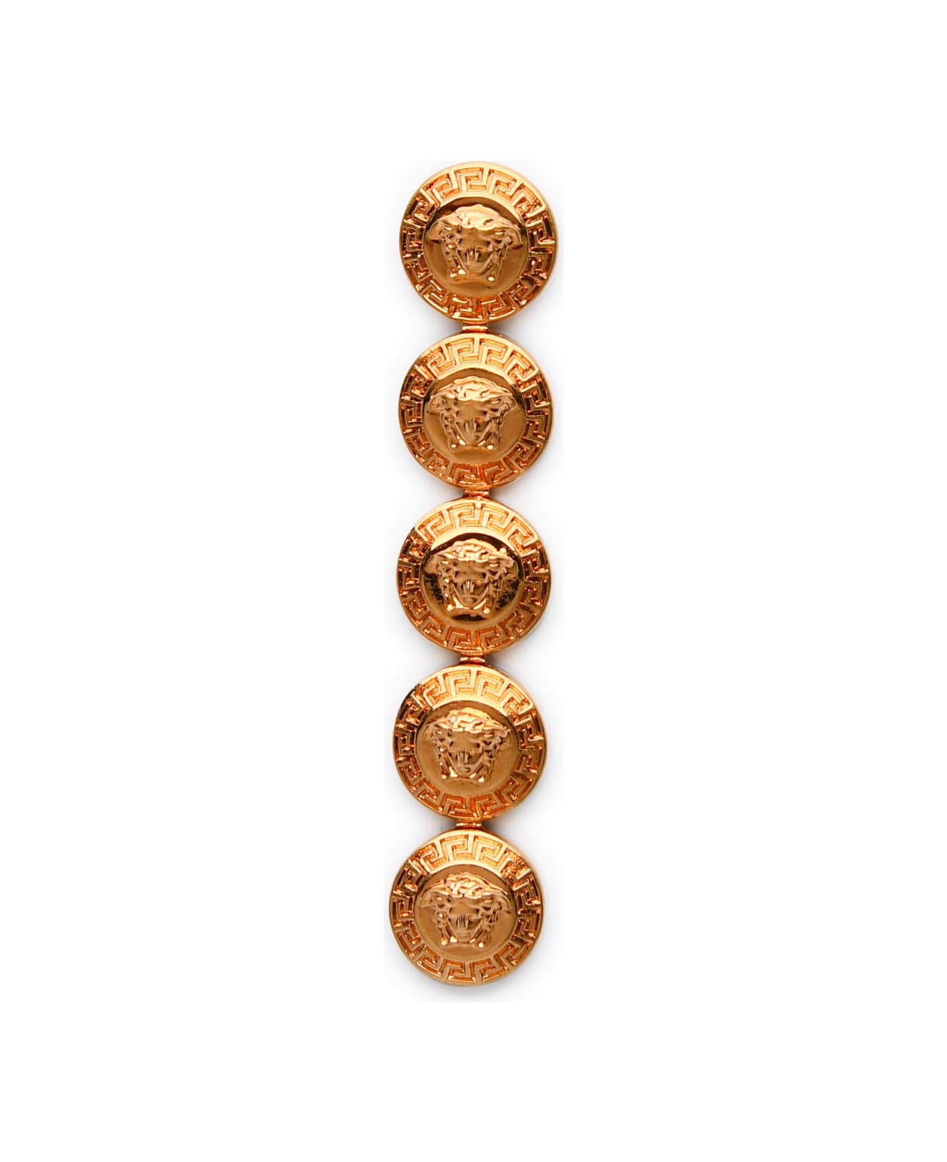 'tribute Medusa' Gold Metal Pendant Earrings - 2