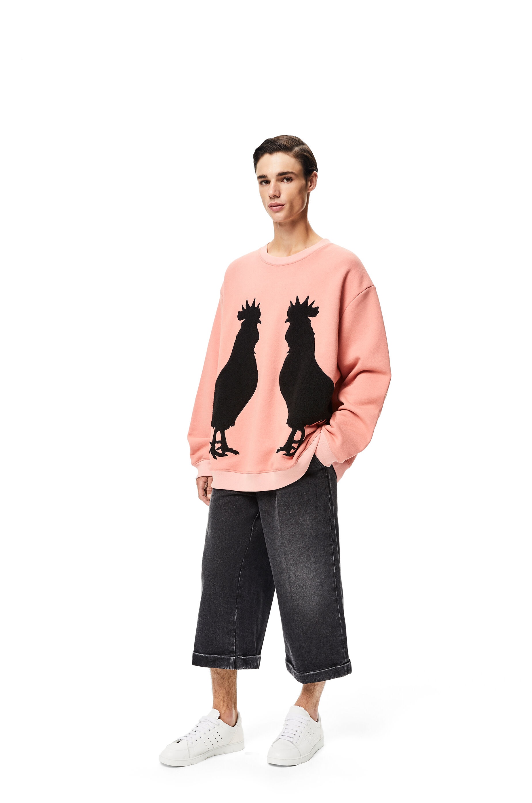 Rooster oversize sweatshirt in cotton - 2