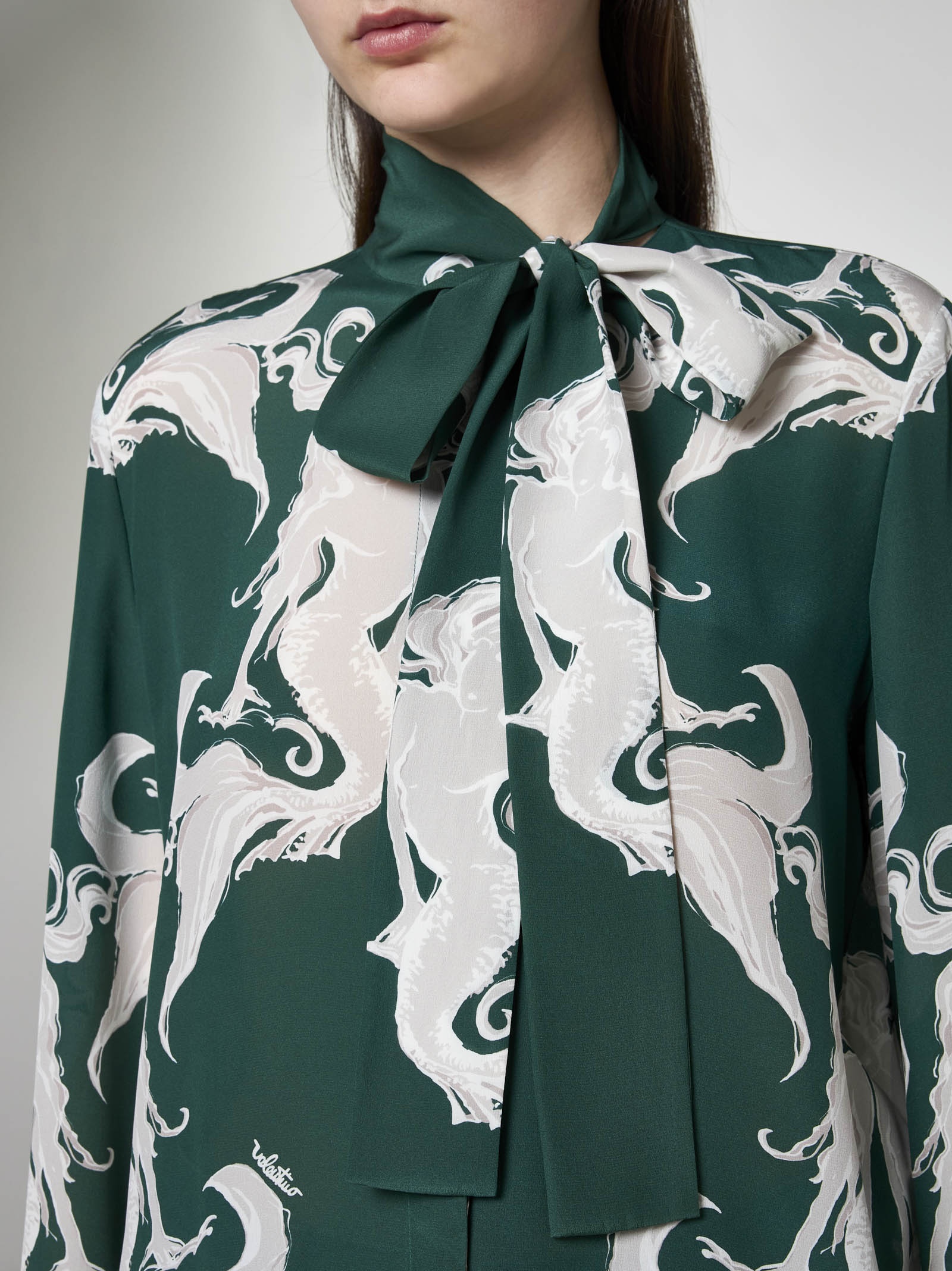 Valentino print silk shirt - 5