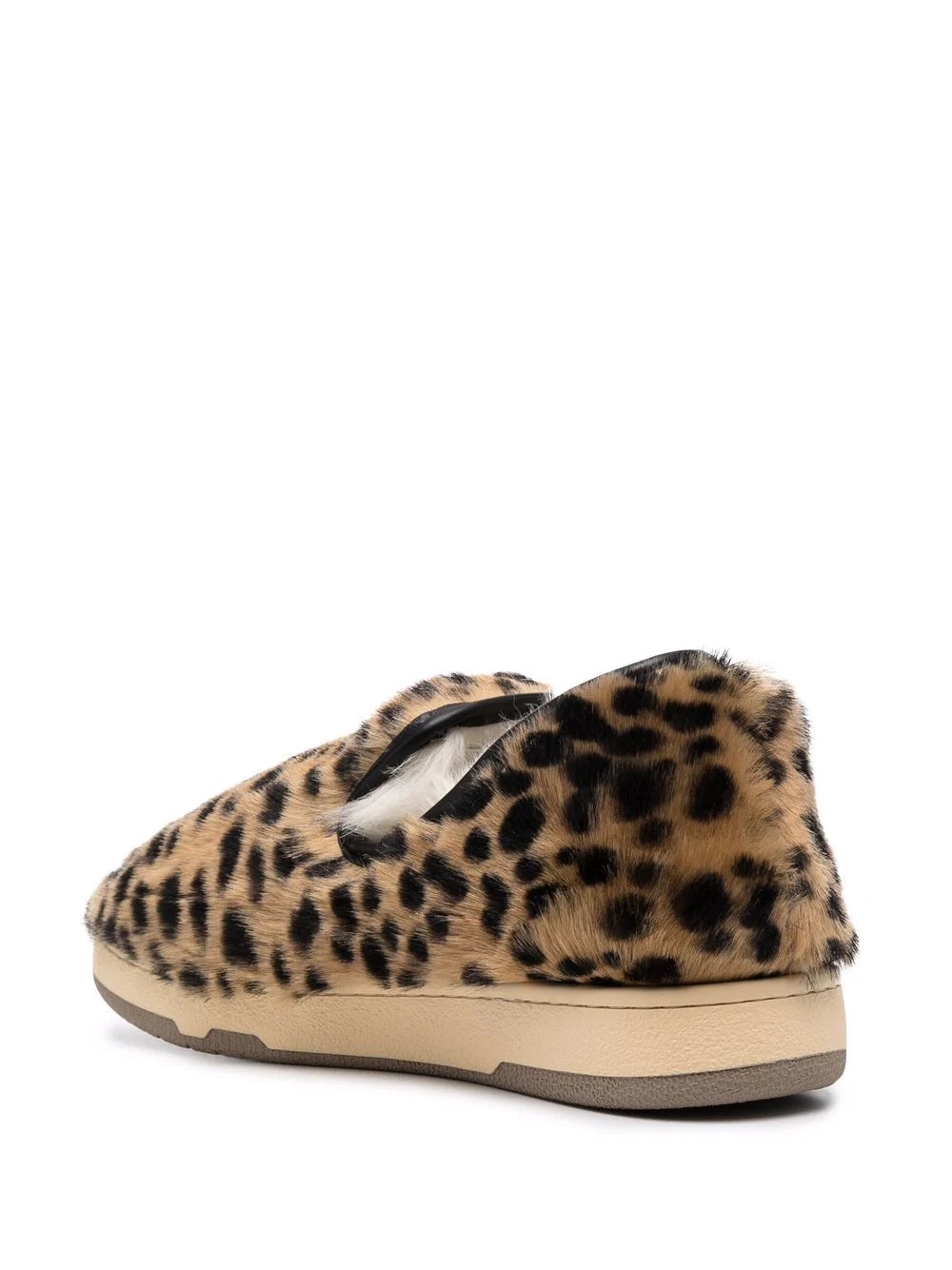 leopard-print slippers - 3